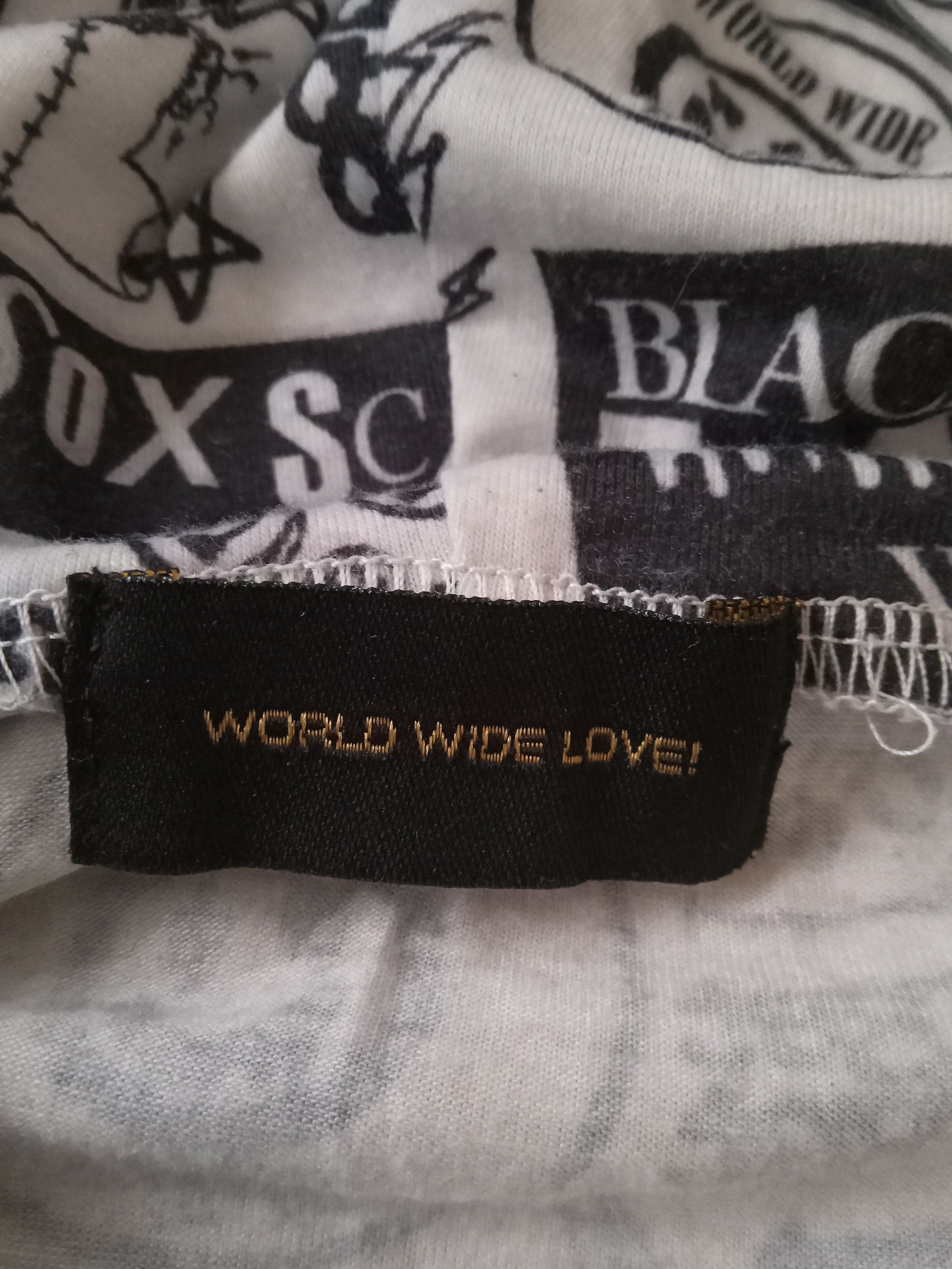 Other World Wide Love Full Print Parody Rare Hoodie Zipped Jacket Size US L / EU 52-54 / 3 - 3 Thumbnail