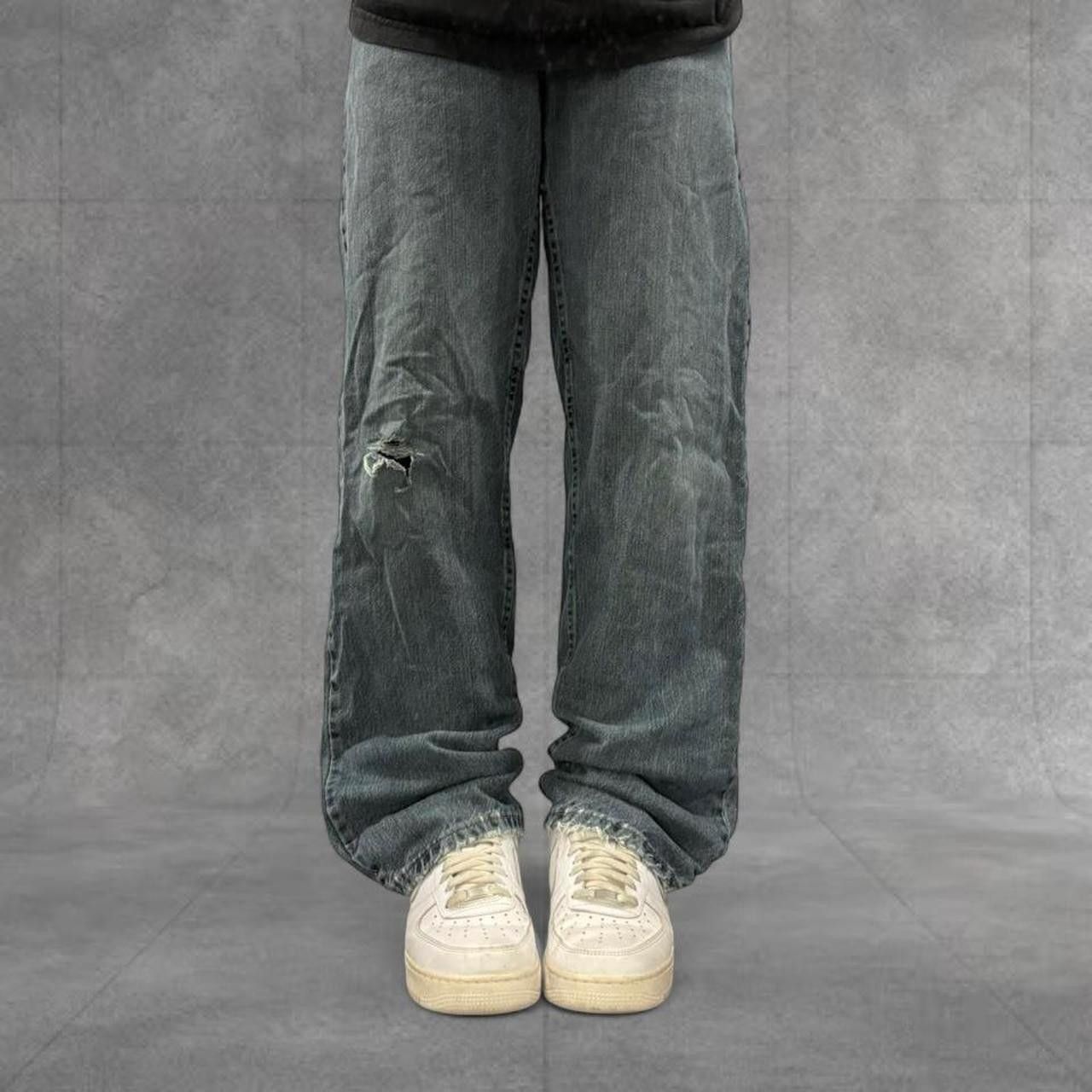 Vintage Crazy Vintage Y2K/2000s Baggy Relaxed Dark Wash Denim Jeans! Size US 32 / EU 48 - 1 Thumbnail