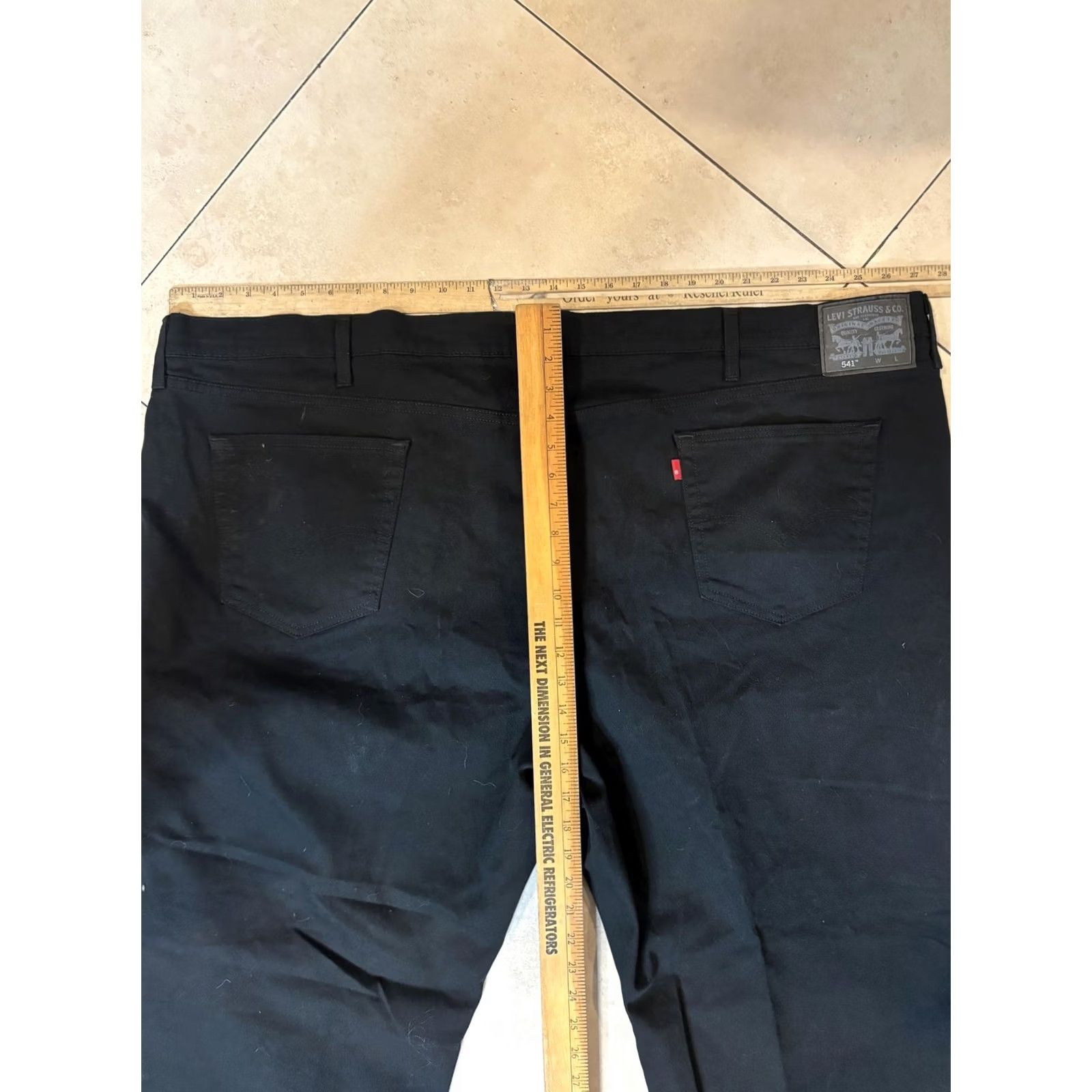 Levi's Levi's Jeans Mens Big & Tall 58x30 Black High Rise Tapered Fit Denim Pants 541 Size US 42 / EU 58 - 6 Thumbnail