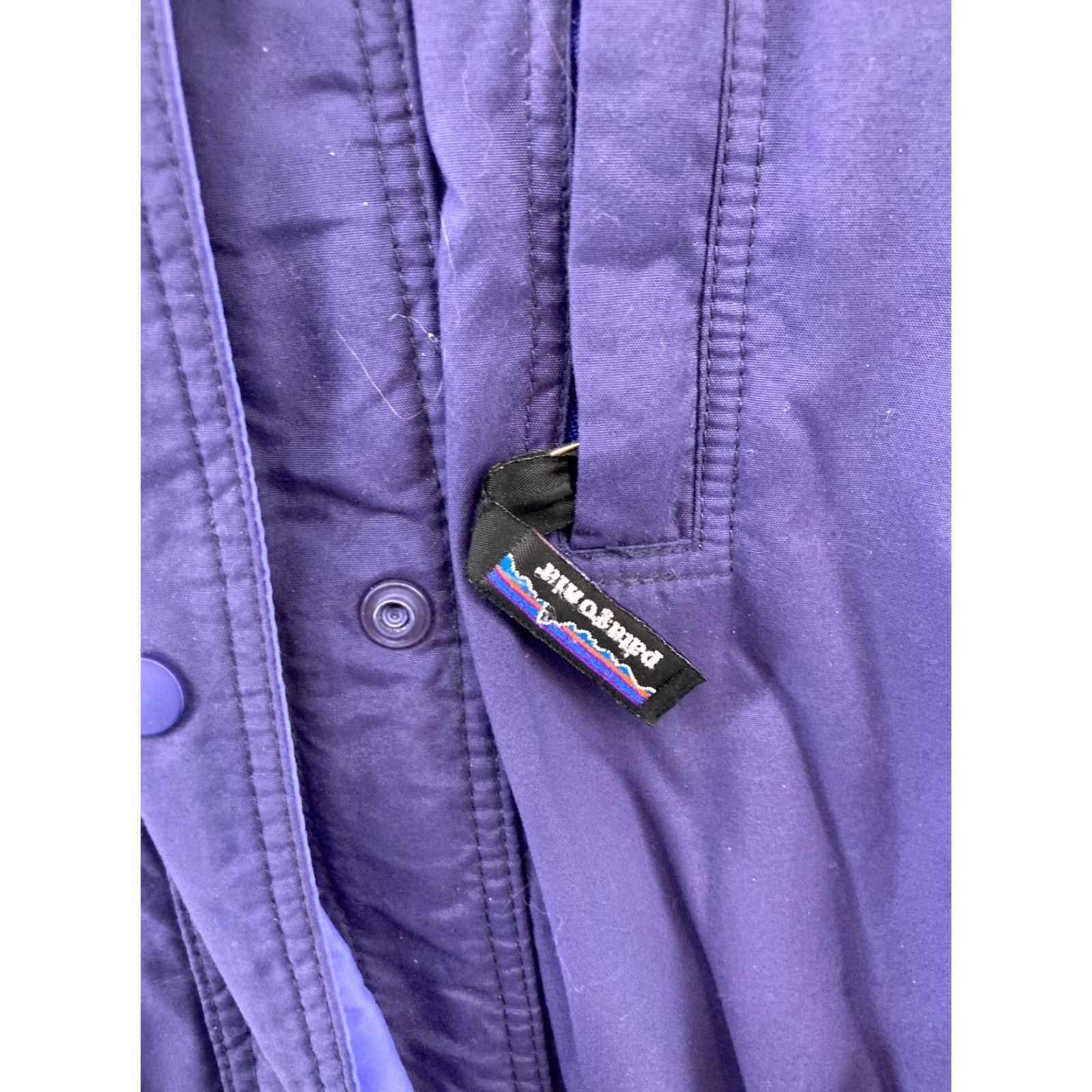 Patagonia VINTAGE Patagonia Womens Coat Medium Purple Parka Hooded Zipper Pocket 90s Parka Women M Purple Patagonia Coat Hooded Zipper Pocket 90s Vintage Size M / US 6-8 / IT 42-44 - 5 Thumbnail