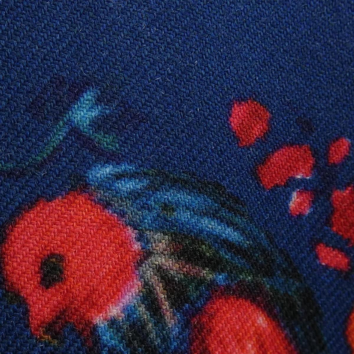 Needles Jacket Blouson Hooded Zip Up Wool Allover Pattern Blue Size US S / EU 44-46 / 1 - 5 Thumbnail