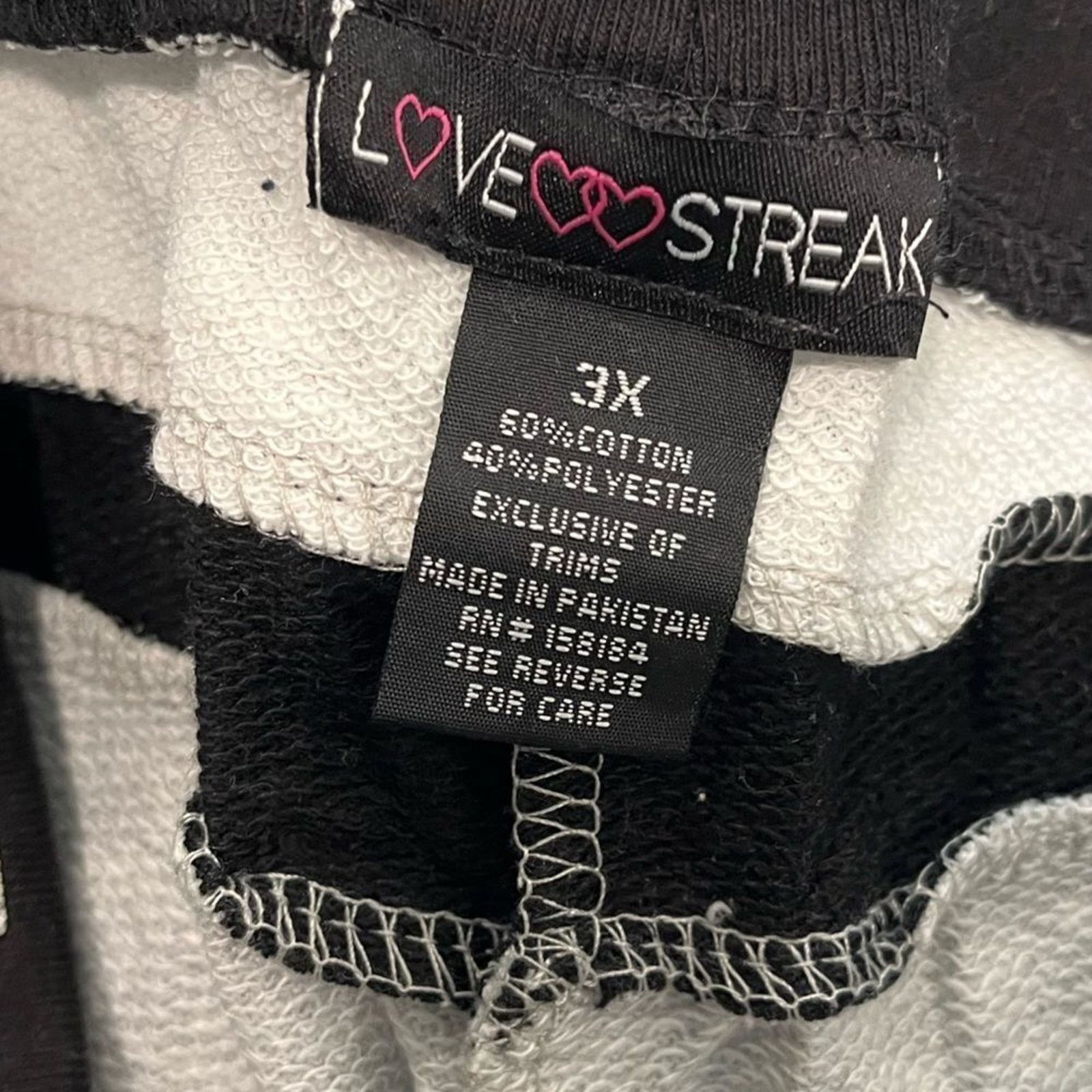 Vintage NWT Love Streak Womens Cotton Track Gym Shorts Size 3X Size 42" / US 20 - 5 Thumbnail