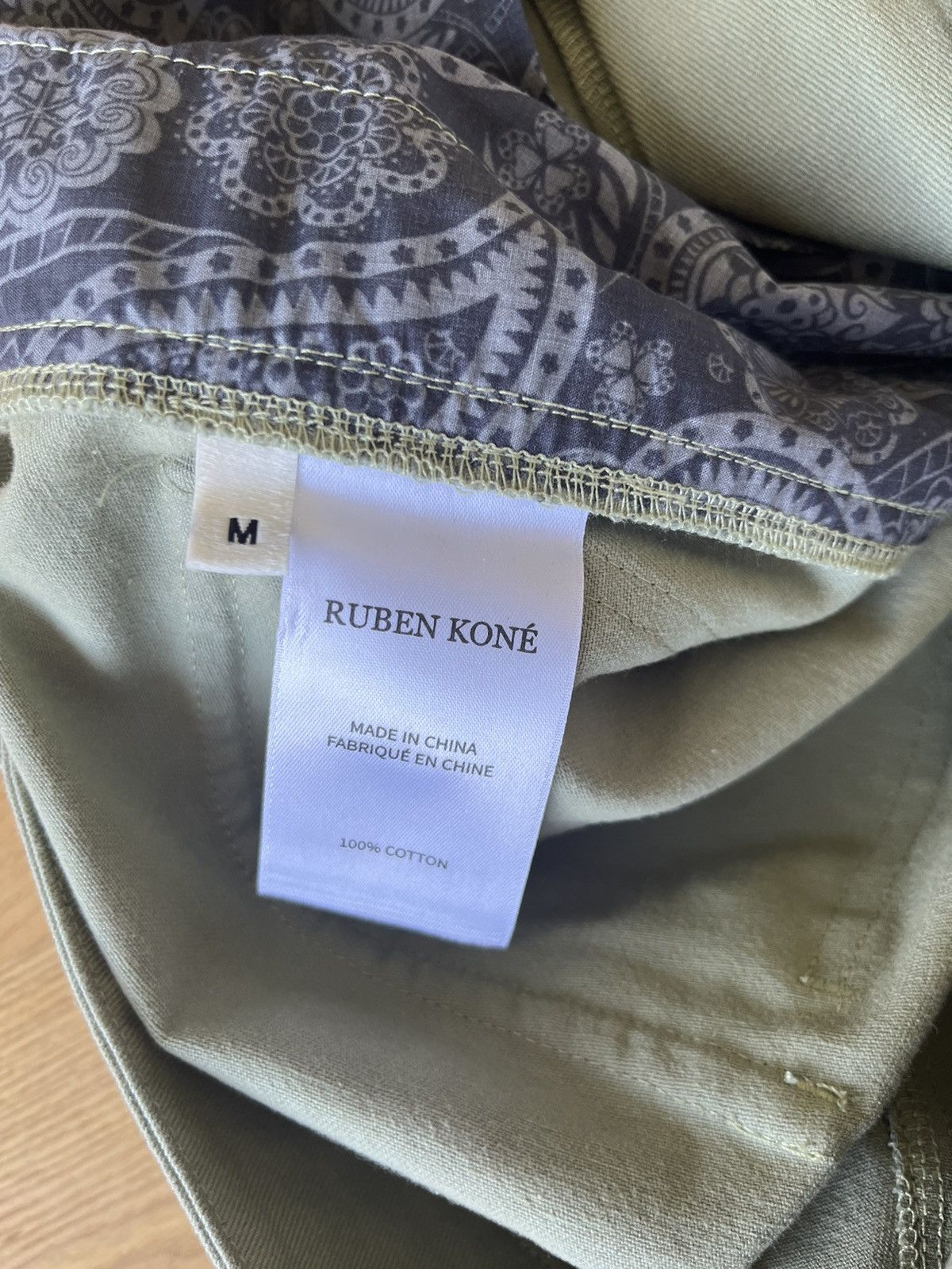 Lac Demure Ruben kone - Work pants “OLIVE” Size US 32 / EU 48 - 4 Thumbnail