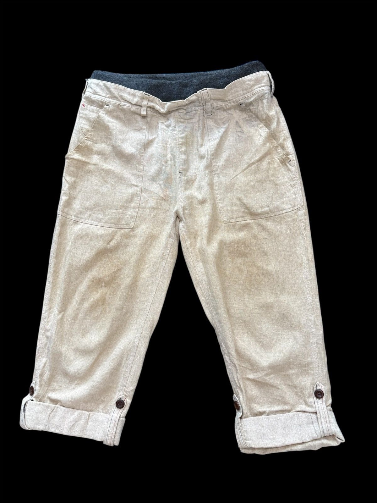 Japanese Brand Japan Brand Vital Monsieur Nicole Vintage Hemp Pants Design Size US 33 - 1 Thumbnail