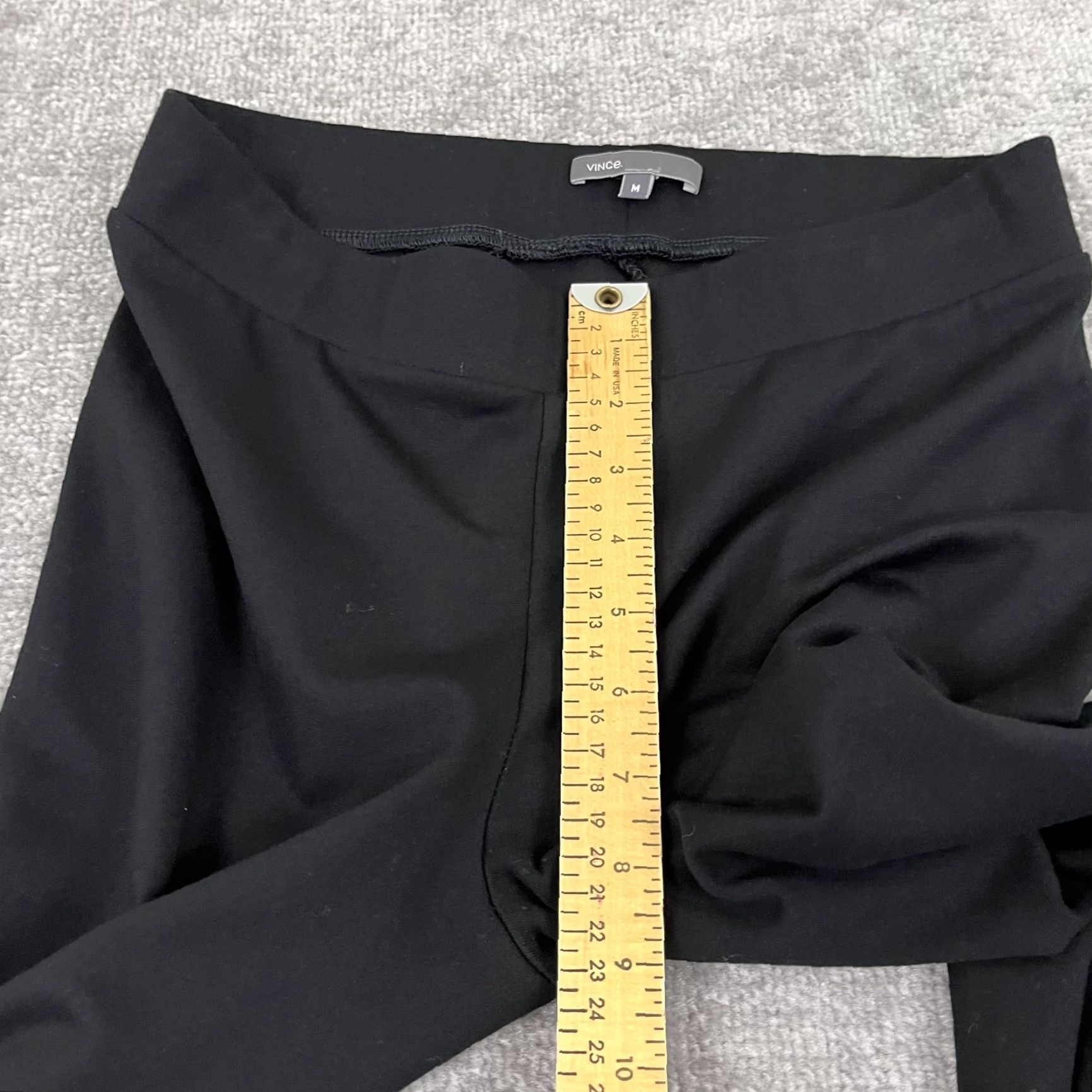 Vince Vince Pants Womens Medium / 31" Black Skinny Compression Stretch Pull On Office Size 32" / US 10 / IT 46 - 7 Thumbnail