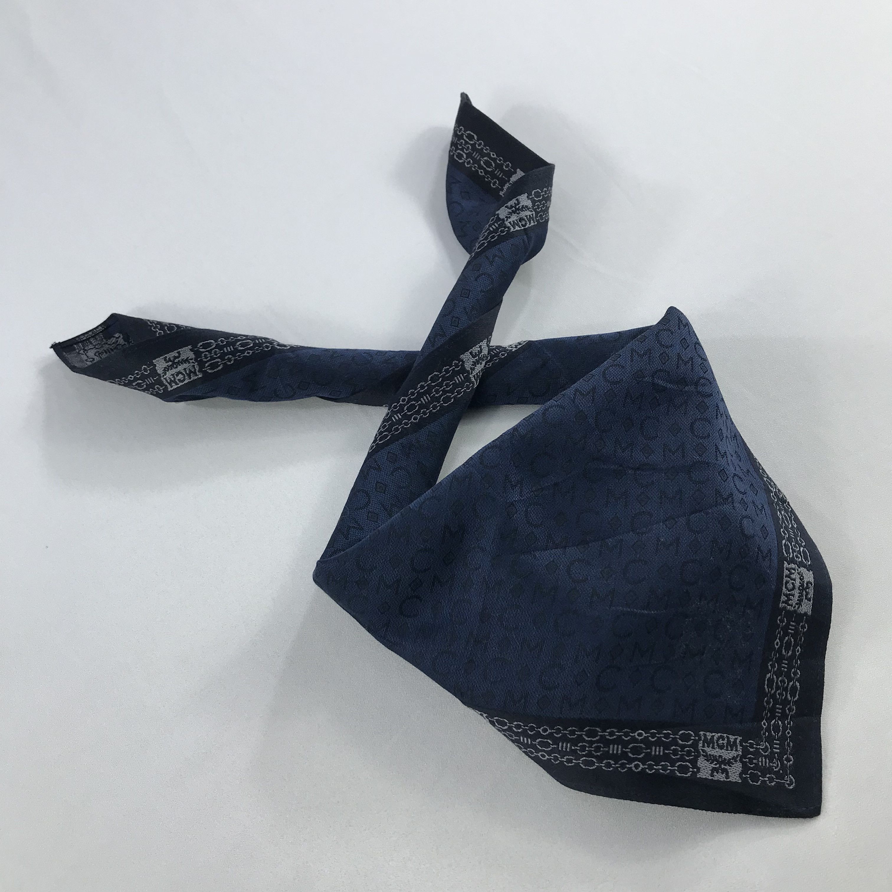 MCM × Vintage MCM Bandana / Handkerchief / Neckerchief - S2693 Size ONE SIZE - 4 Thumbnail