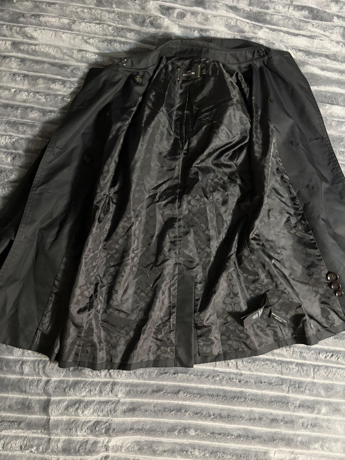 Coach Coach Black Belted Trench Coat Size M / US 6-8 / IT 42-44 - 11 Thumbnail