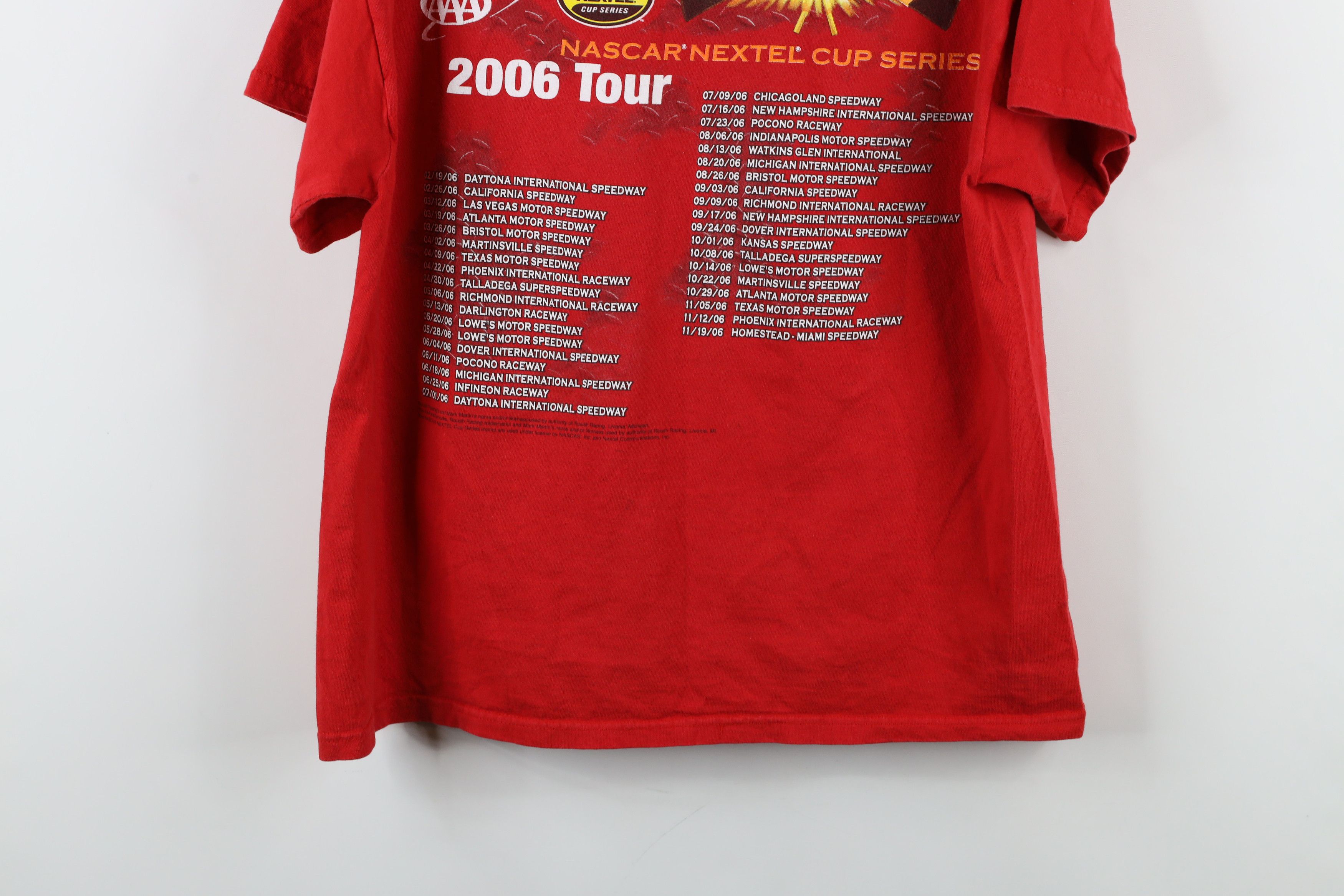 Vintage Vintage Y2K 2006 NASCAR Martin Racing All Over Print T-Shirt Size US L / EU 52-54 / 3 - 15 Thumbnail