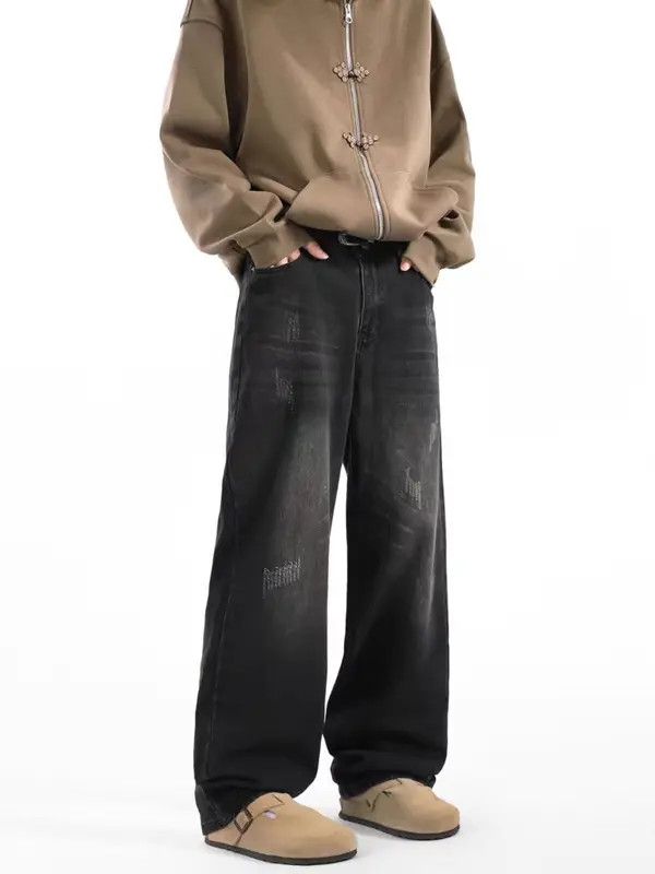 VIBE baggy vintage washed jeans Size US 32 / EU 48 - 7 Thumbnail