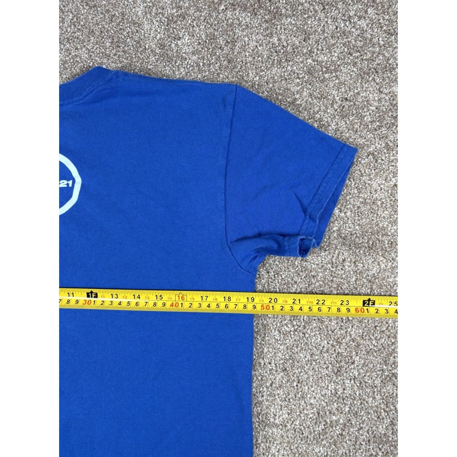 Doublet Slipknot Tour 2021 Band Graphic Double Sided T-Shirt Blue Size M Unisex Adults Regular Crew Neck Short Sleeve Cotton Knit Vintage No N/A Size US M / EU 48-50 / 2 - 5 Thumbnail