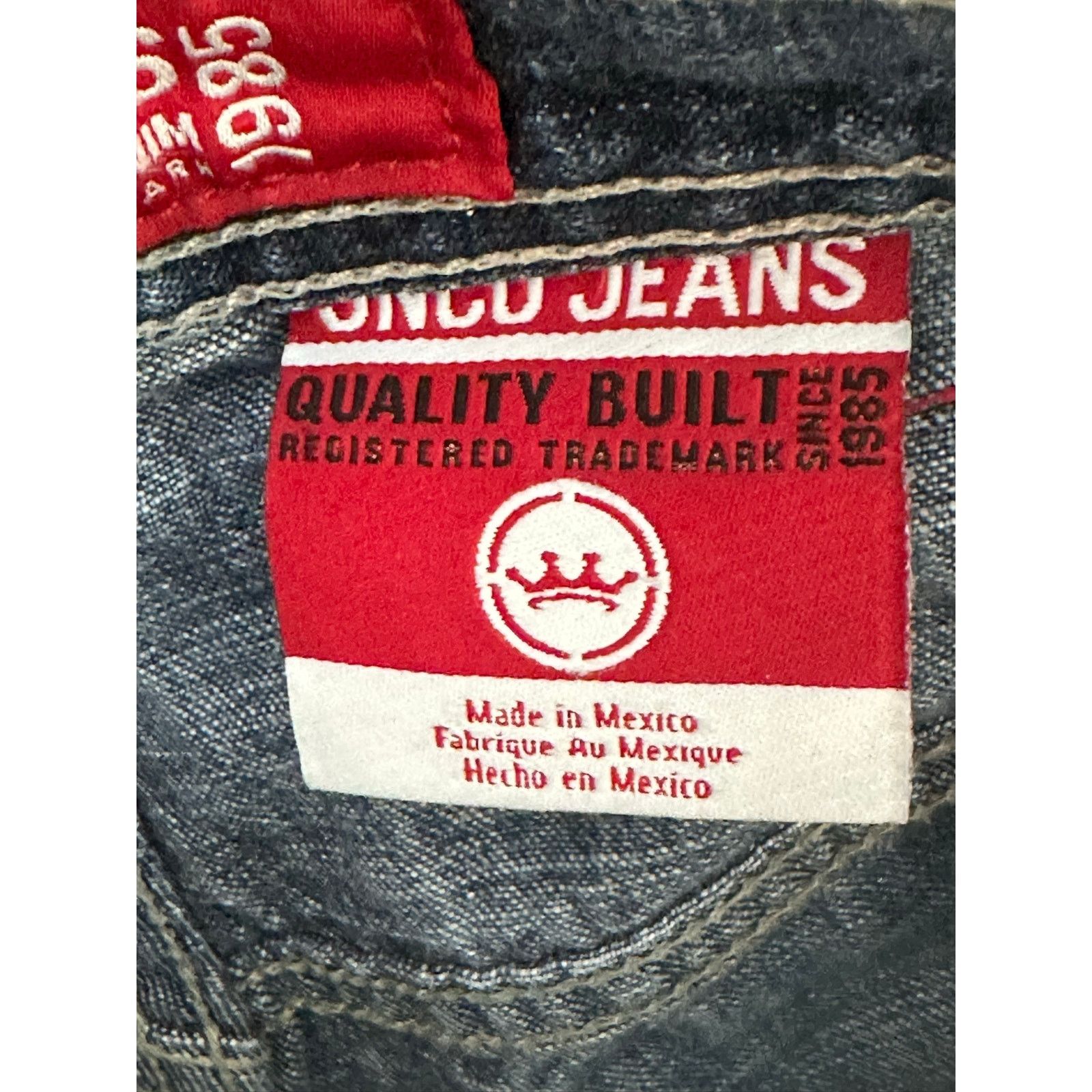JNCO Jnco Tribals wide legs jeans size 33 Size US 33 - 4 Thumbnail