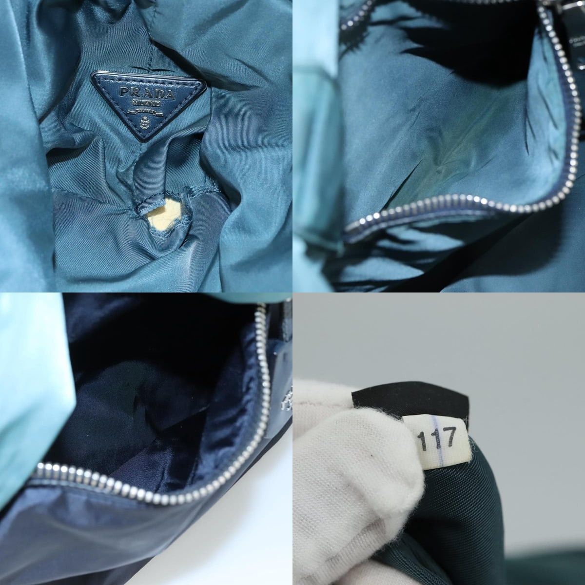 Prada PRADA Tote Bag Nylon Navy Size ONE SIZE - 12 Thumbnail