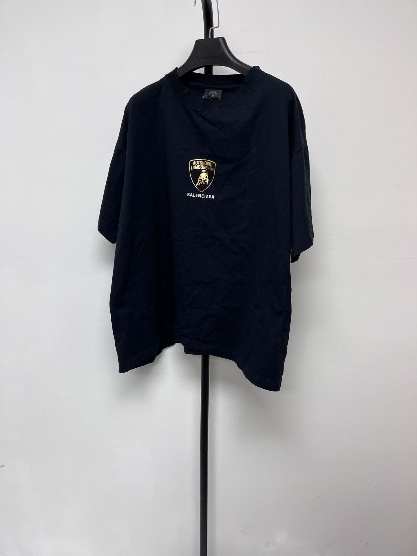 Balenciaga Balenciaga x Lamborghini Car Logo Print T-Shirt Size US L / EU 52-54 / 3 - 1 Thumbnail
