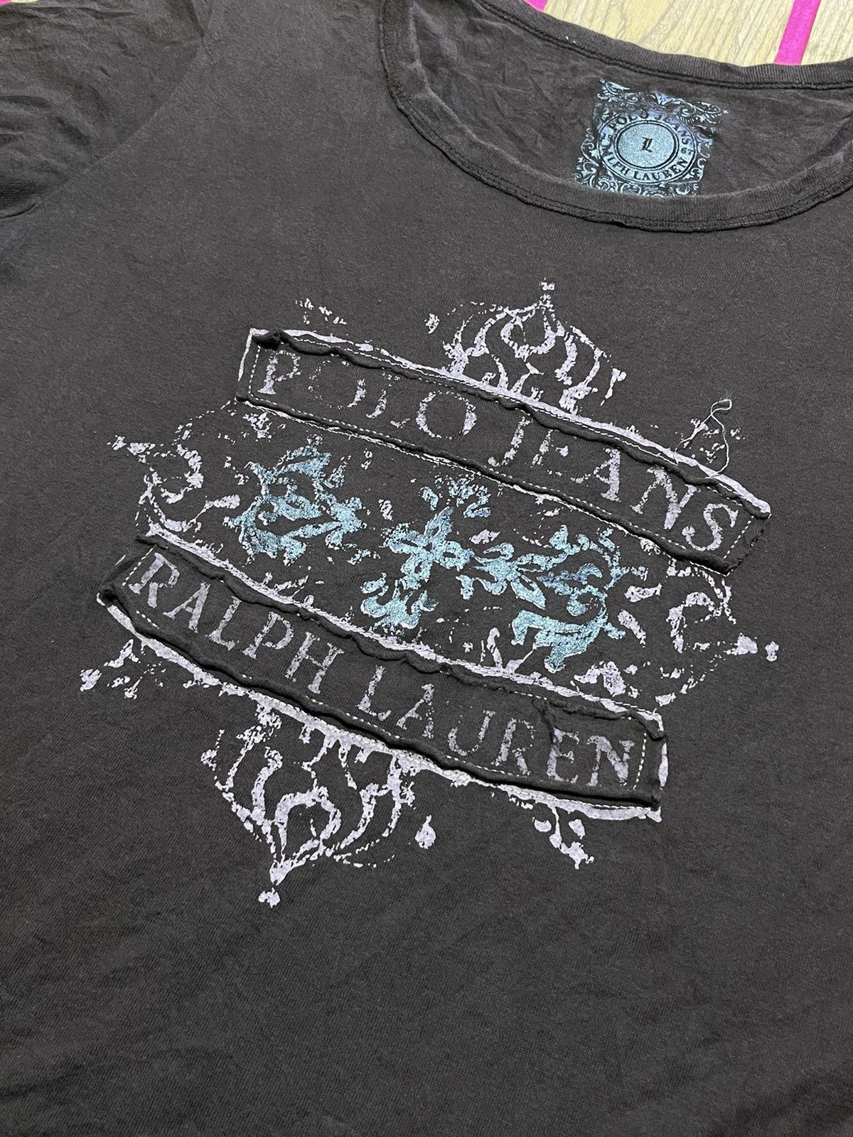 If Six Was Nine VINTAGE Y2K RALPH LAUREN short tshirt women style Size M / US 6-8 / IT 42-44 - 3 Thumbnail