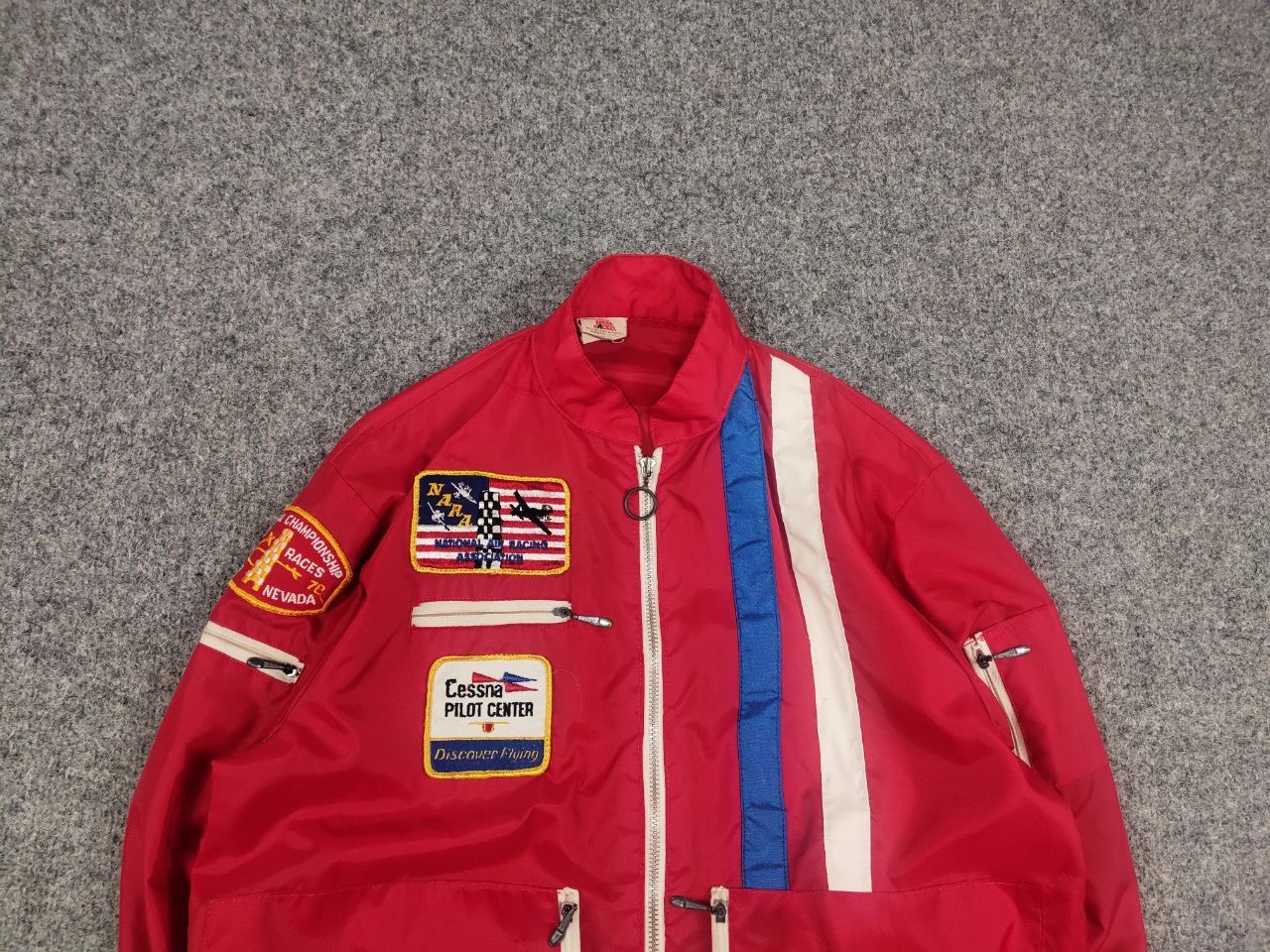 Vintage Vintage 70's National Air Force Cessna Pilot Center Jacket Size US S / EU 44-46 / 1 - 4 Thumbnail