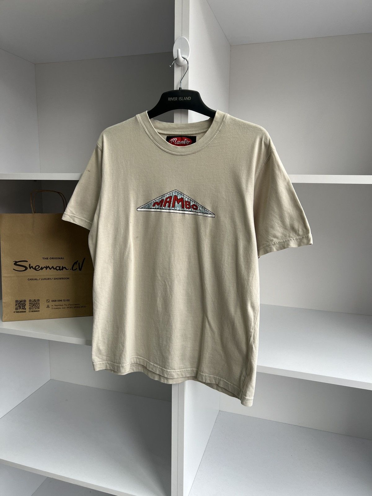 Mambo × Vintage Vintage Mambo Big Print Logo Streetwear Tee Size US M / EU 48-50 / 2 - 6 Thumbnail