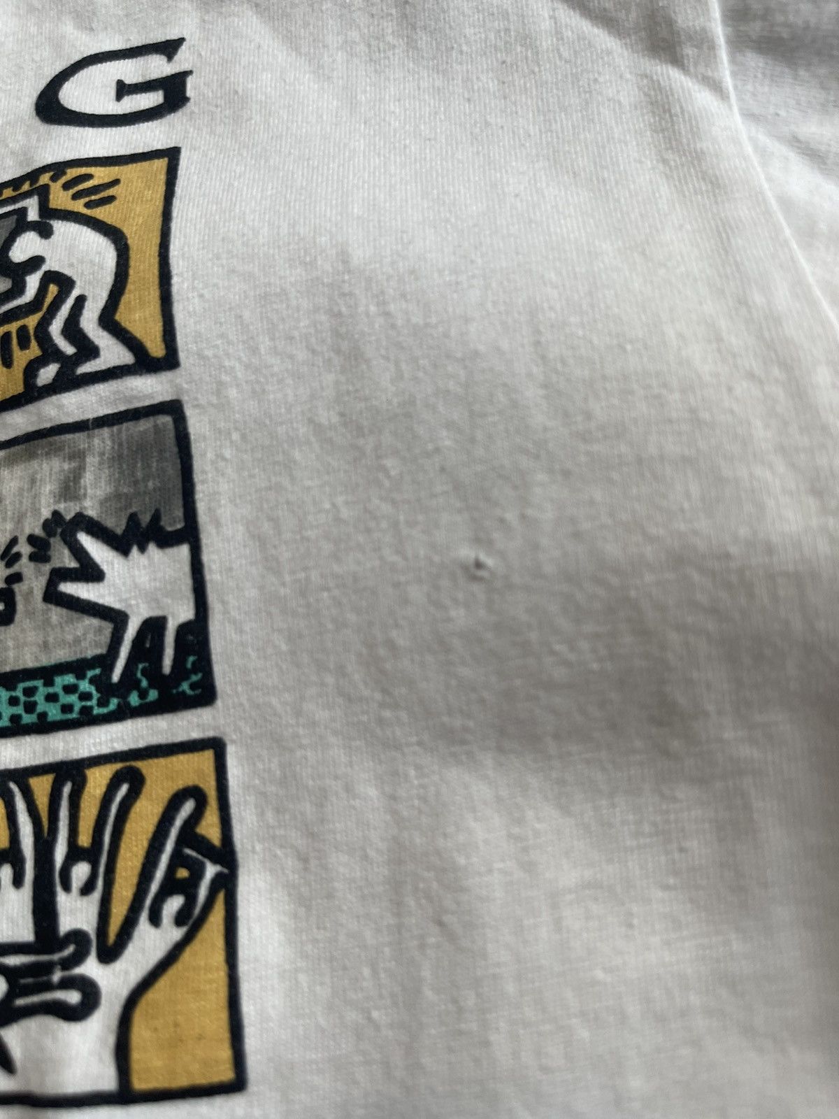 Keith Haring Vintage Keith Haring "Icons" Multi-Panel Graphic Tee Size US L / EU 52-54 / 3 - 5 Thumbnail