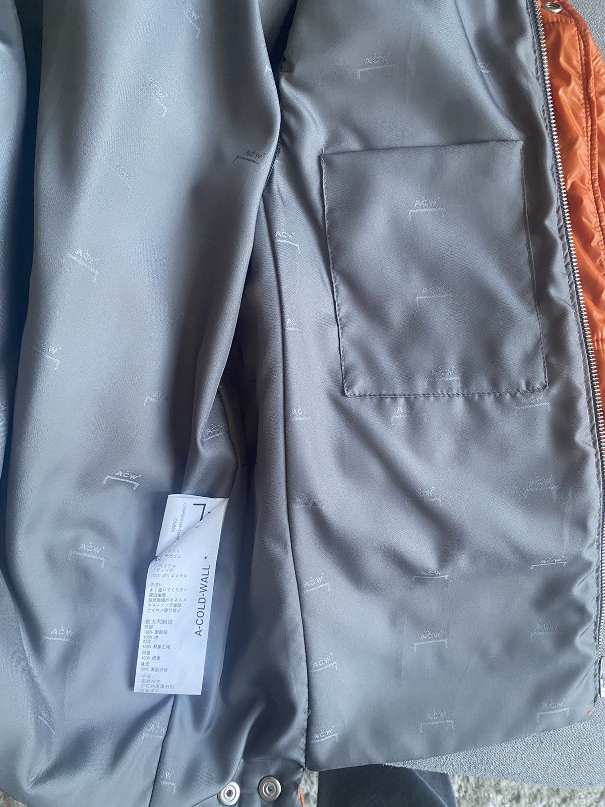 A-COLD-WALL* A Cold Wall Orange Asymmetrical Vest Size US S / EU 44-46 / 1 - 9 Thumbnail