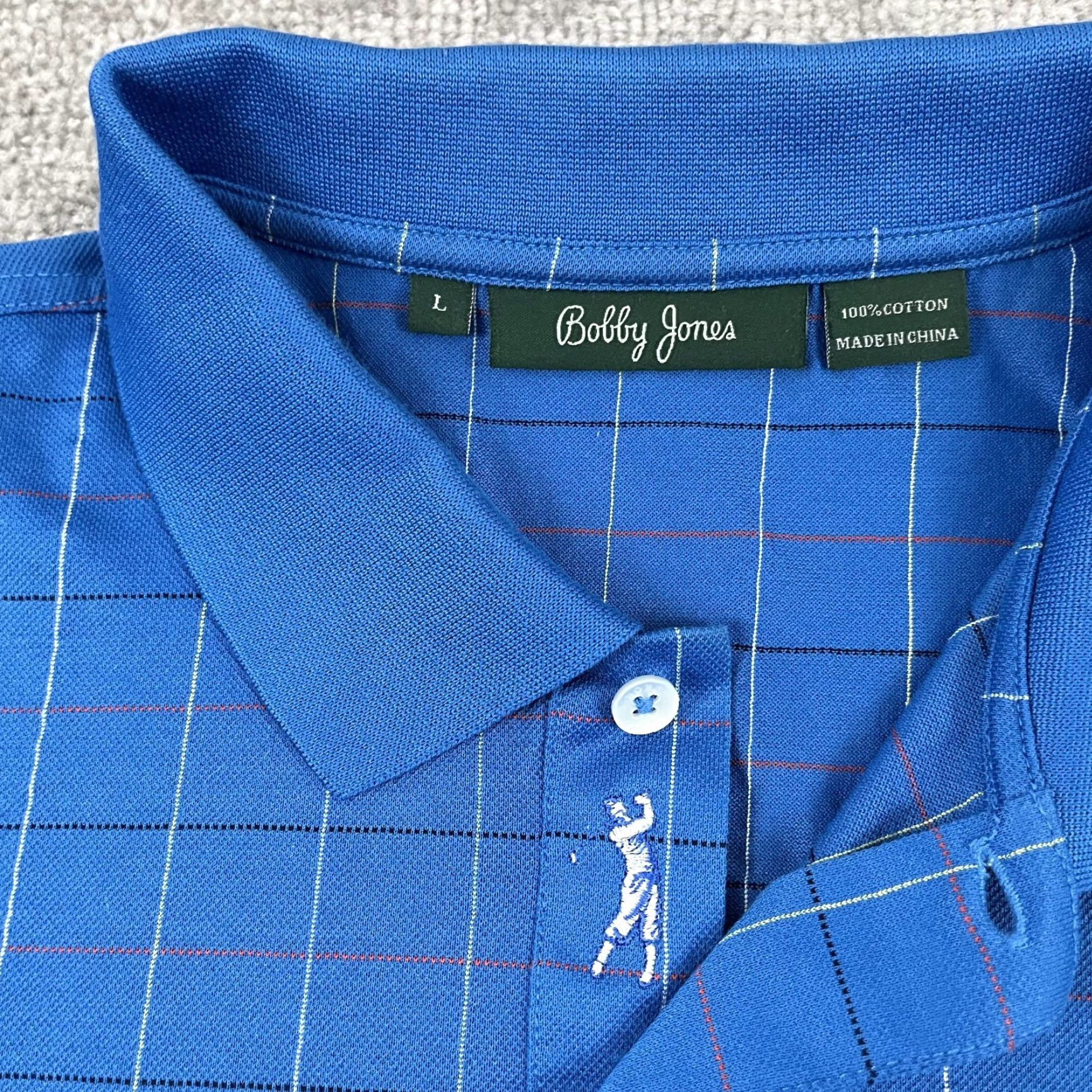 Vintage VINTAGE Murfield Golf Links Polo Shirt Mens Large Blue Bobby Jones Retro Scotland 1744 Size US L / EU 52-54 / 3 - 2 Thumbnail