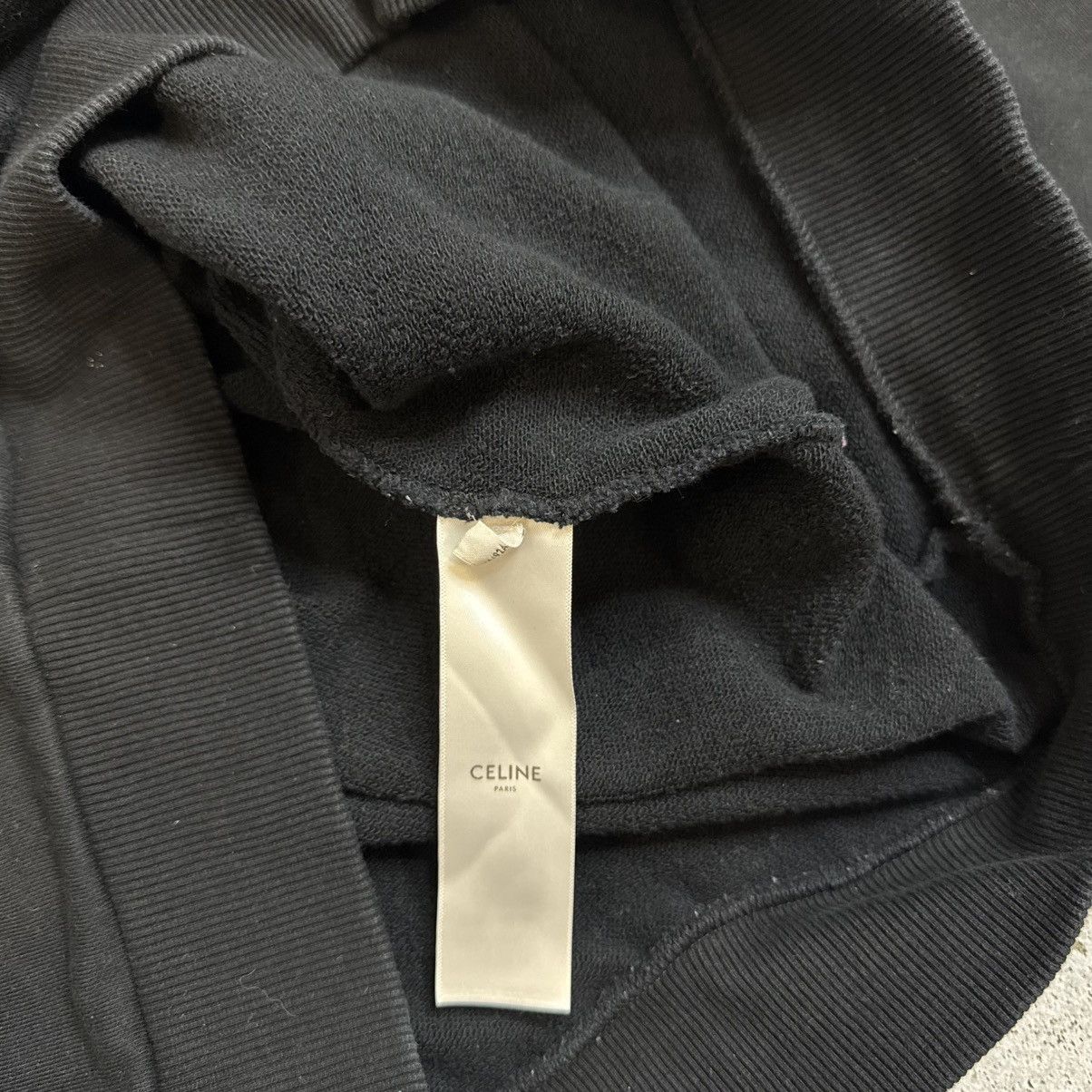 Celine Celine × Shawn Kurunery 19AW Archive Black Sweatshirt Rare Size US L / EU 52-54 / 3 - 8 Thumbnail