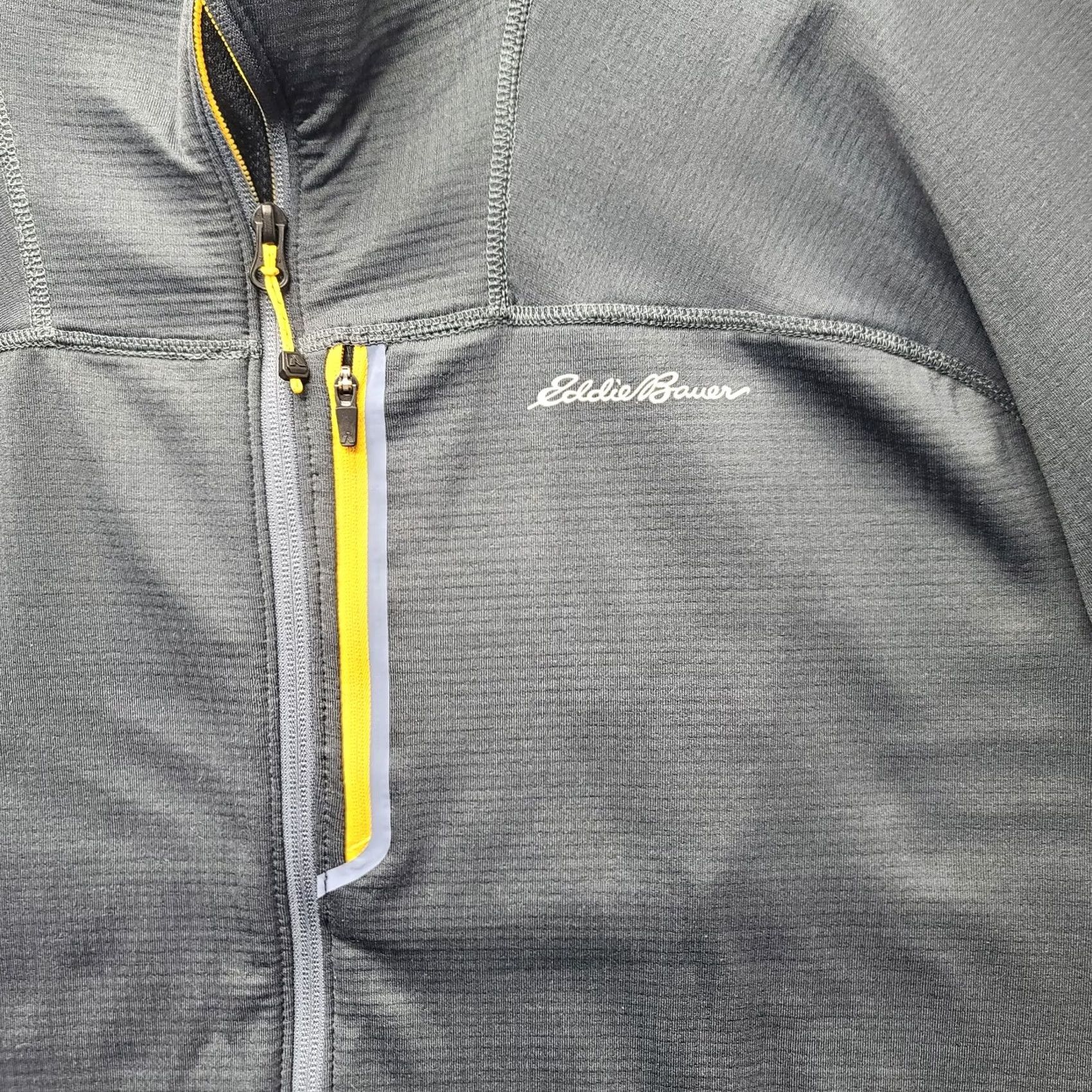 Eddie Bauer Eddie Bauer First Ascent High Route Jacket Men 2XL Regular Gray Solid Zip Full Lightweight Hiking Walking Size US XXL / EU 58 / 5 - 6 Thumbnail