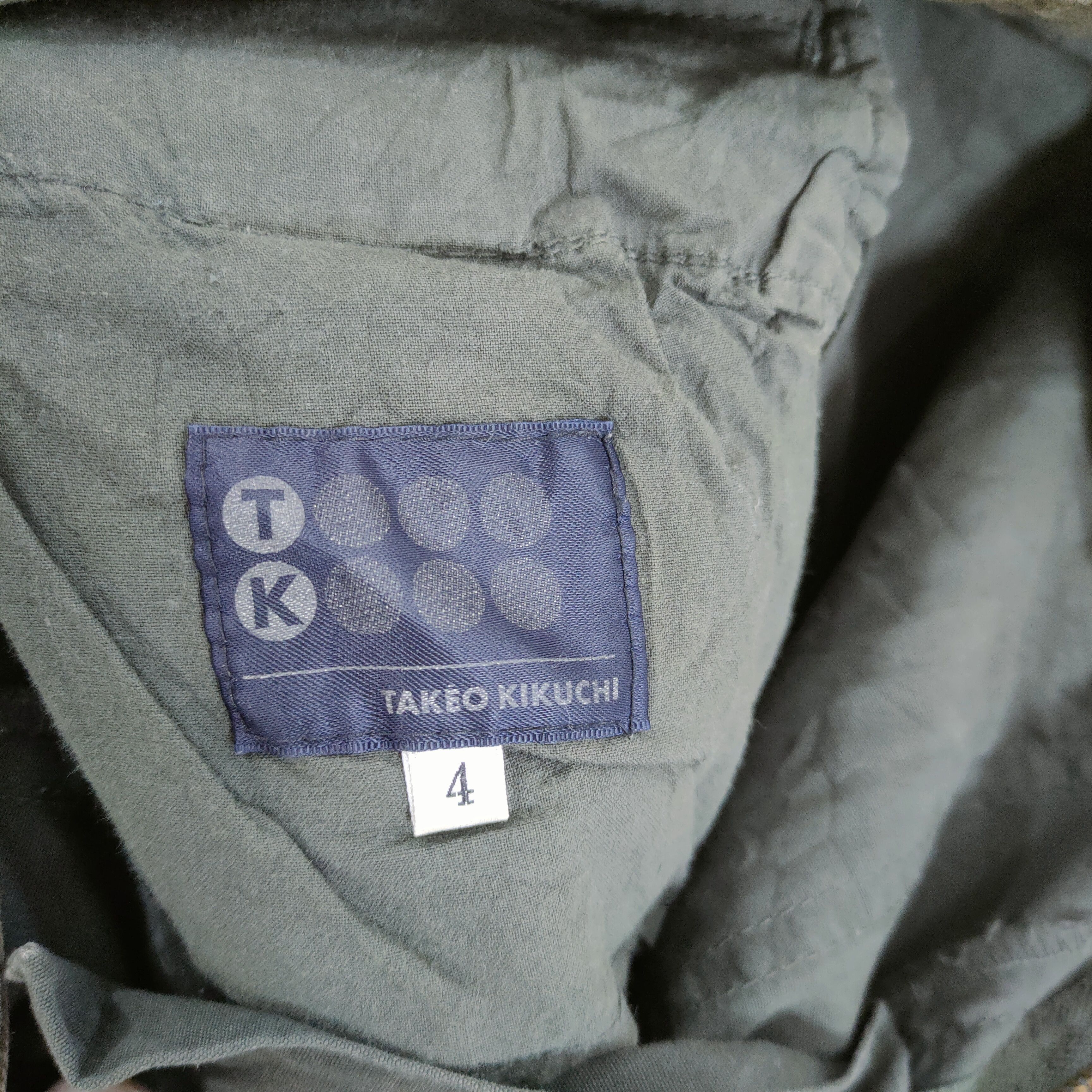Takeo Kikuchi VINTAGE TAKEO KIKUCHI GREEN BONDAGE CARGO PANTS Size US 32 / EU 48 - 12 Thumbnail