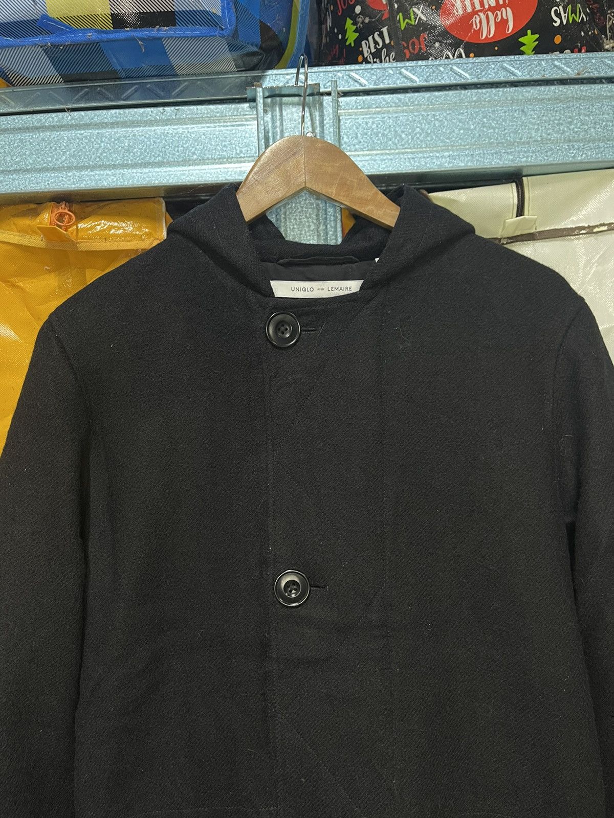 Lemaire × Uniqlo 🔥STEAL🔥Uniqlo x Lemaire Hooded Wool Blend Coat - Size S Size US S / EU 44-46 / 1 - 2 Thumbnail