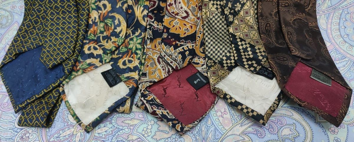 Gucci Luxury Designer Silk Tie Bundle Size ONE SIZE - 6 Thumbnail