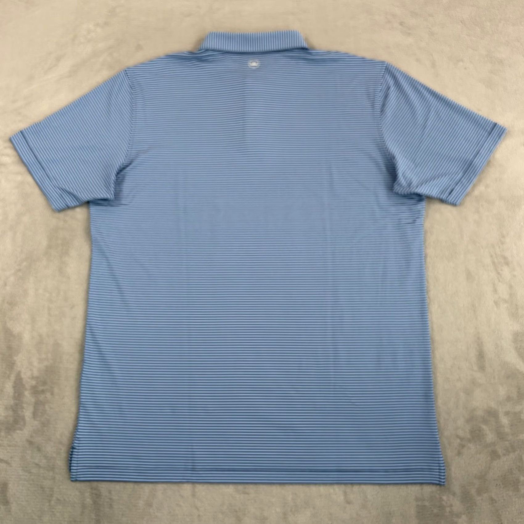 Peter Millar Peter Millar Crown Crafted Ambrose Performance Jersey Polo Shirt Men XL Blue Striped Polo Shirt NWT CXG-DS Size US XL / EU 56 / 4 - 6 Thumbnail