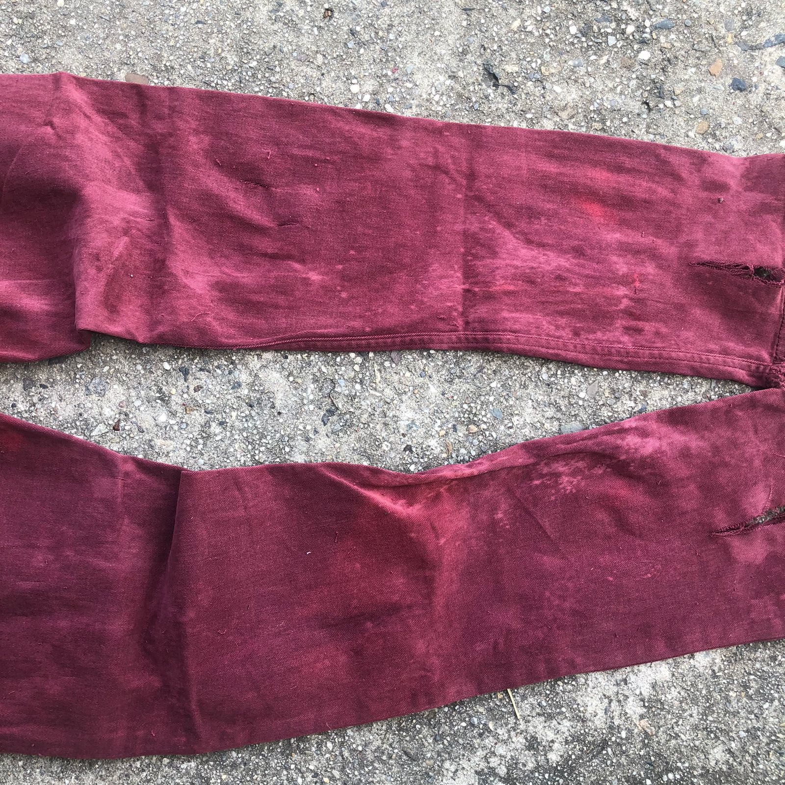 Helmut Lang Helmut Lang Distressed Pants Size US 33 - 4 Thumbnail