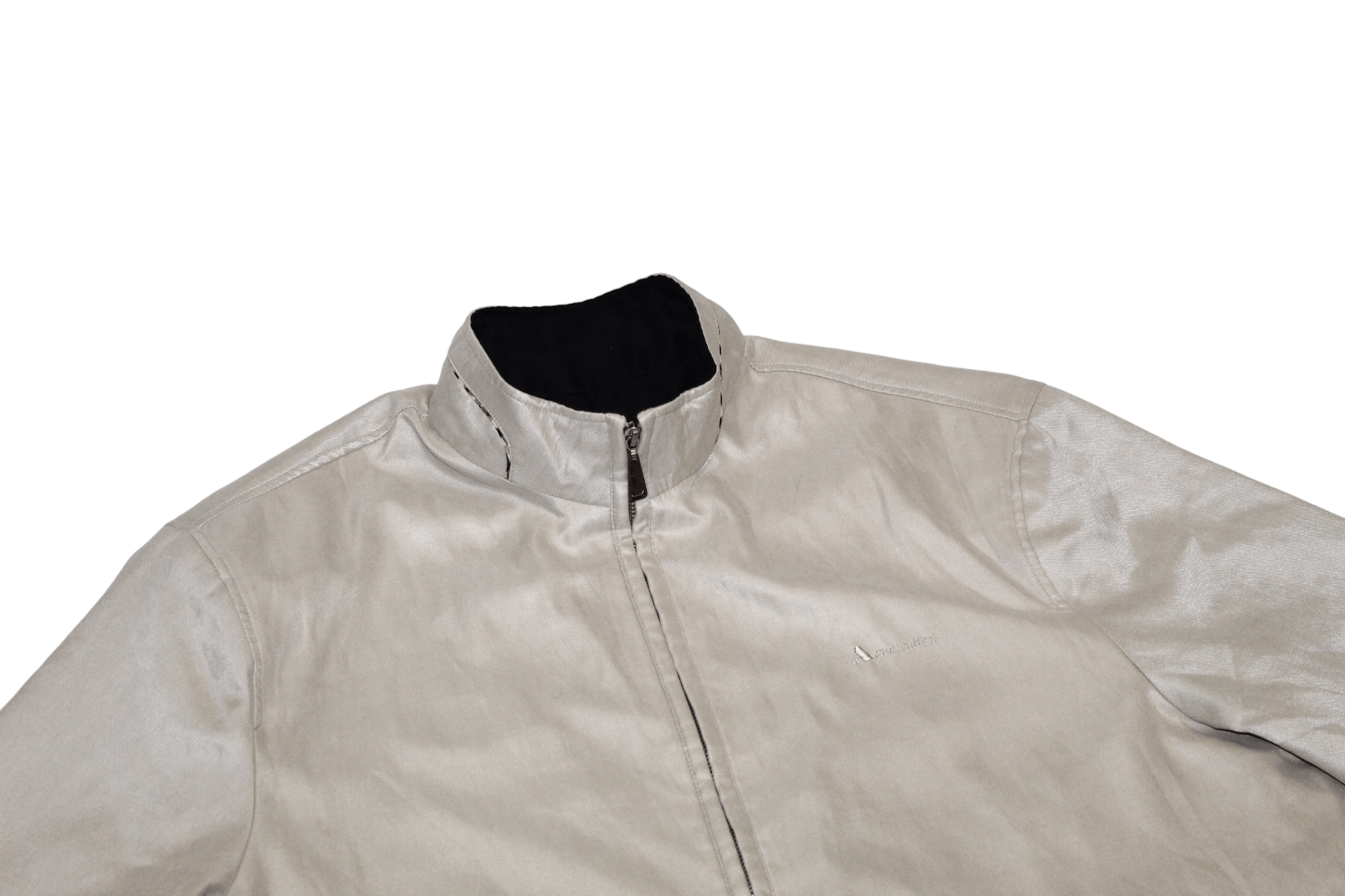 Aquascutum 🔥 Aquascutum Signatured Satin Cotton Casual Jacket Size US XL / EU 56 / 4 - 5 Thumbnail