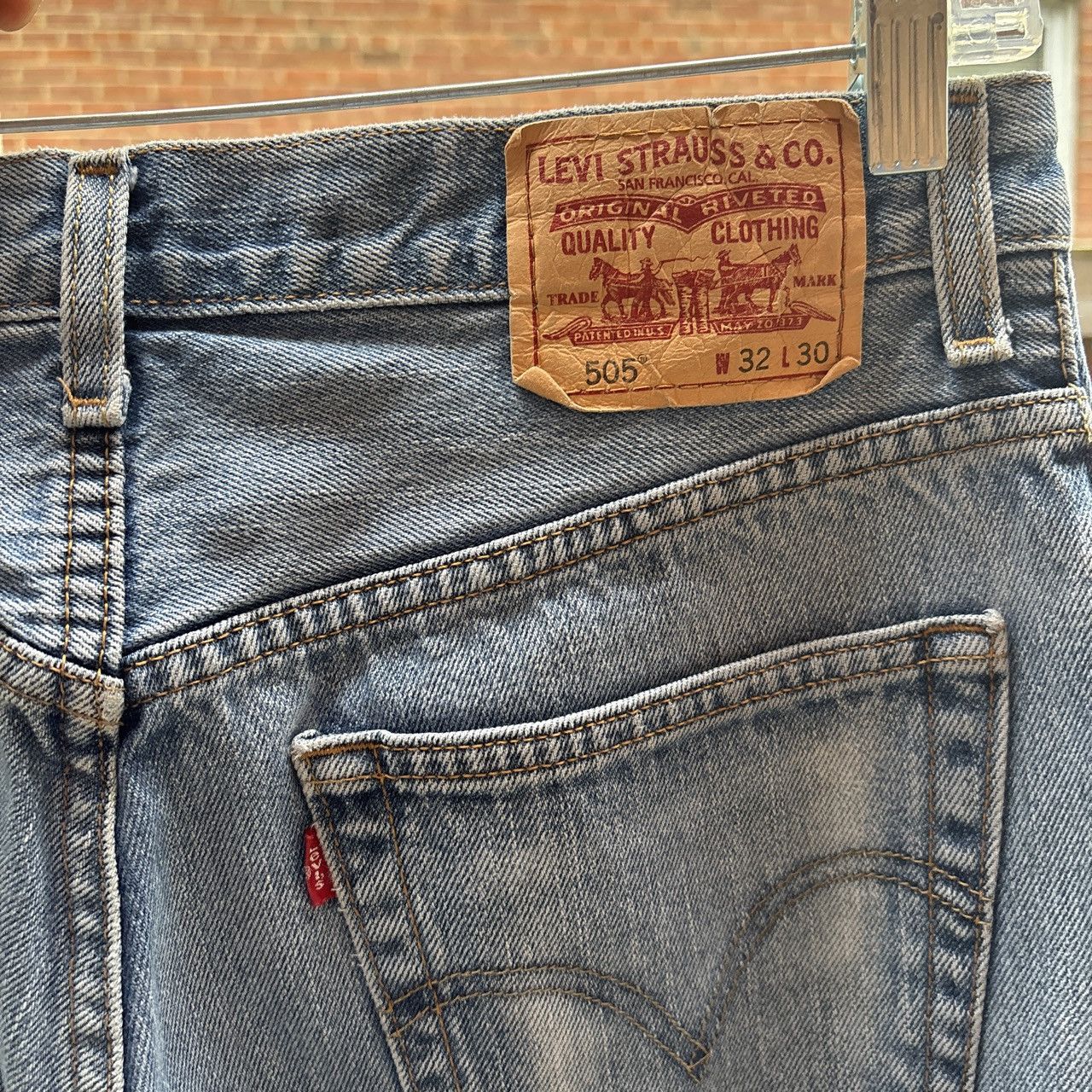 Levi's levis 505 size 32x30 regular fit Size US 32 / EU 48 - 3 Thumbnail