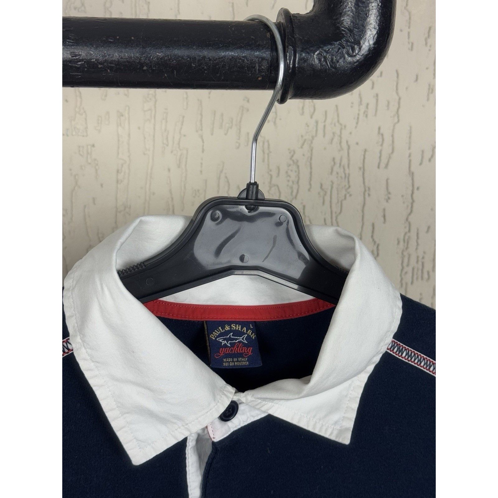 Paul & Shark Paul & Shark Yachting Rugby Shirt Vintage Long Sleeve Polo N Size US L / EU 52-54 / 3 - 4 Thumbnail