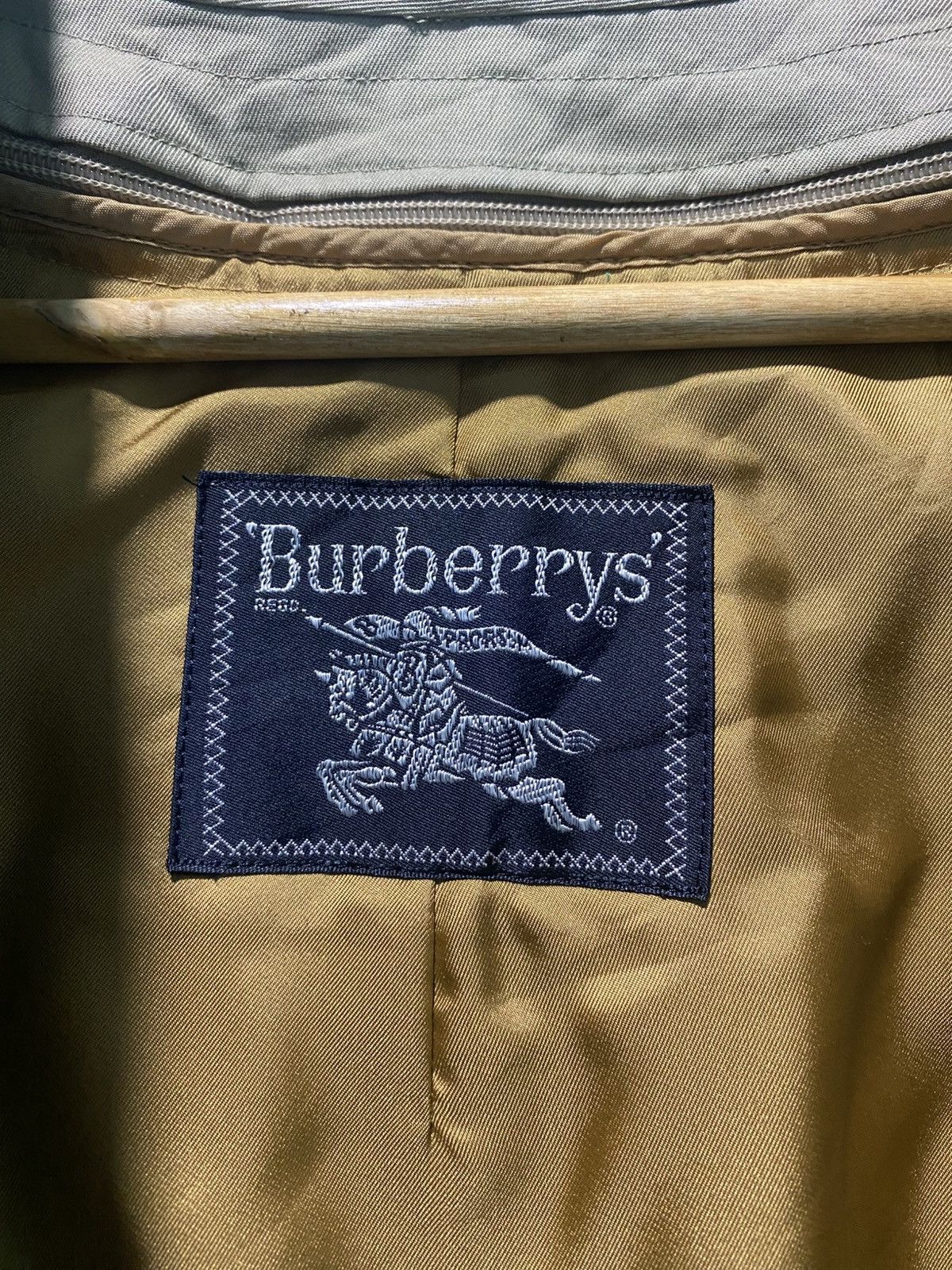 Burberry Vtg Burberry Trench Coat Single Breasted Nova check Jacket Size US M / EU 48-50 / 2 - 12 Thumbnail