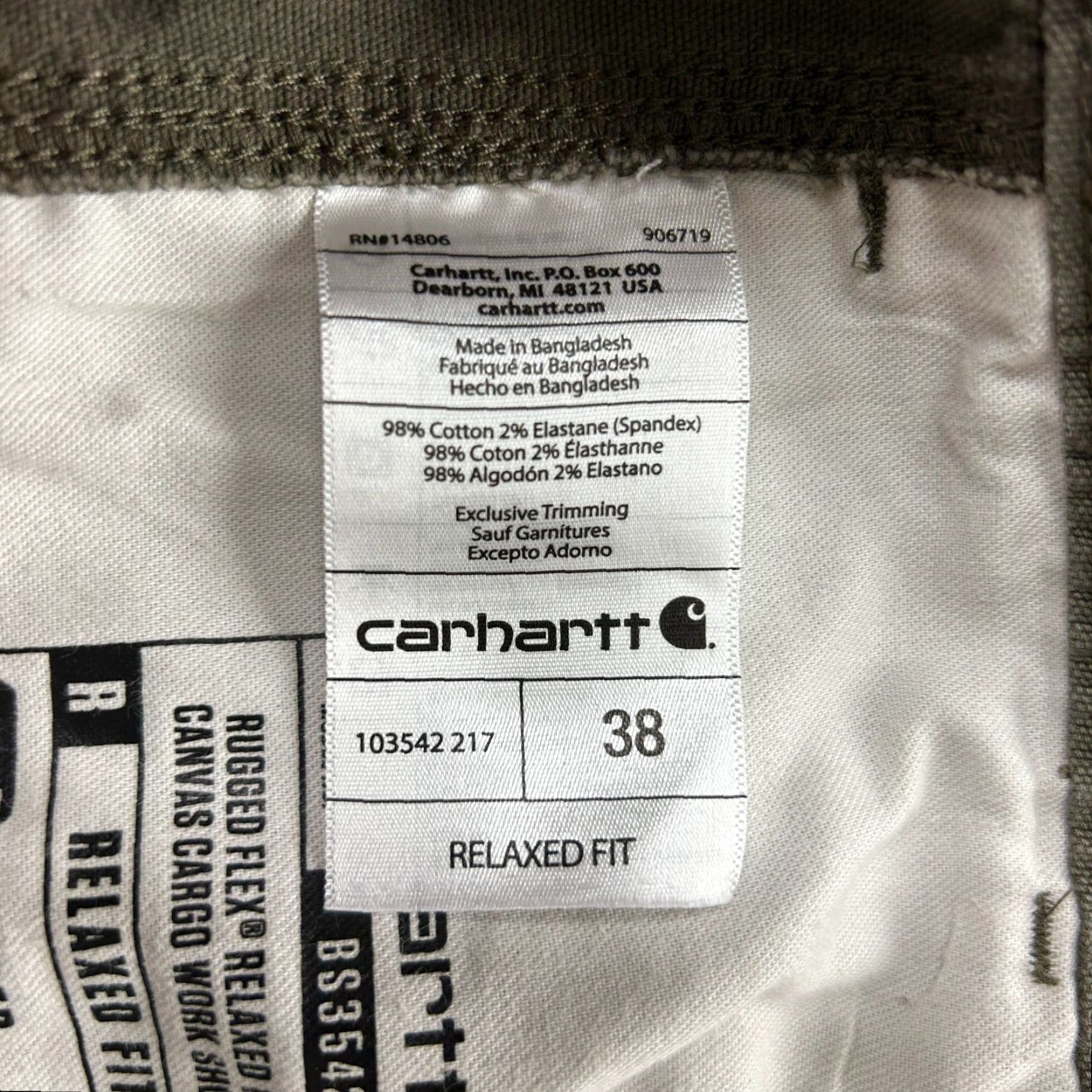 Carhartt Carhartt Shorts Mens 38 Green Cargo Relaxed Workwear Cotton Canvas 90s Beach Outdoor Pockets Distressed Baggy Regular Mary? Size US 38 / EU 54 - 5 Thumbnail