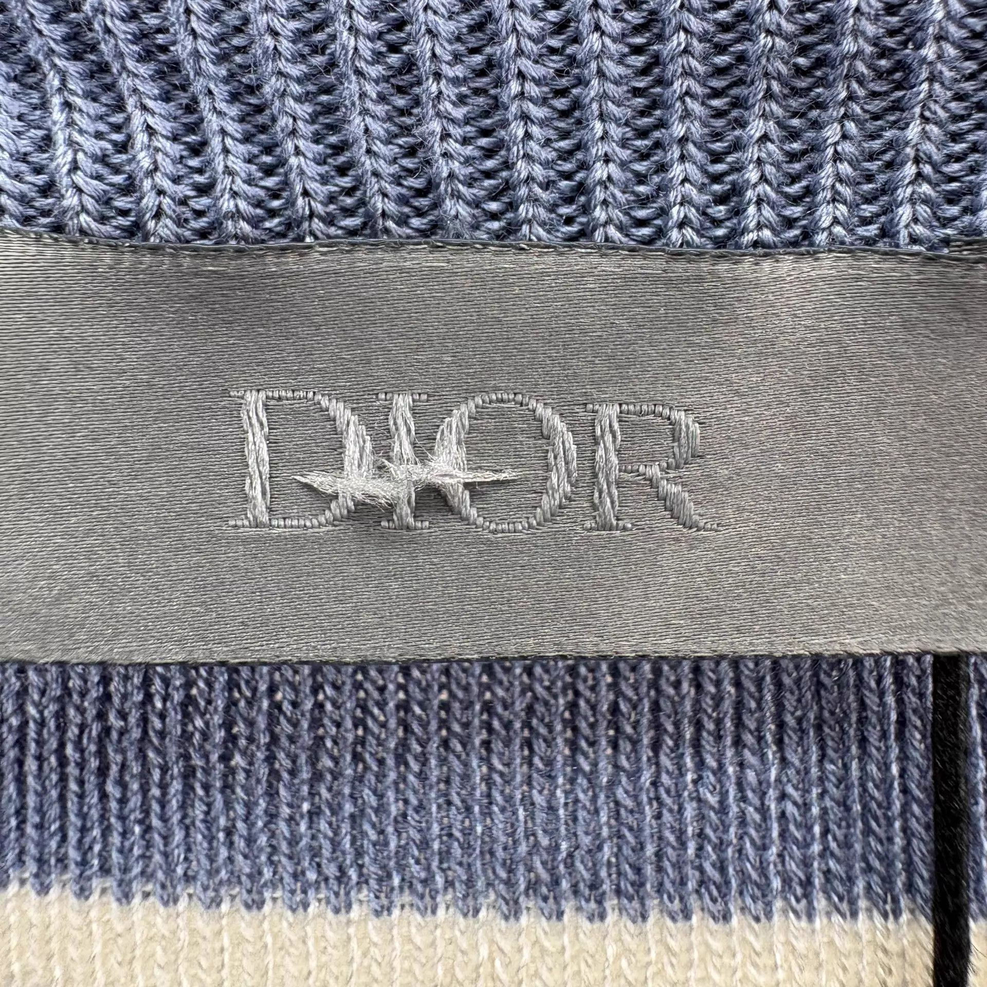 Dior Dior Stripe Logo Short XL Silk/Cotton Near New Italian Size US XL / EU 56 / 4 - 5 Thumbnail