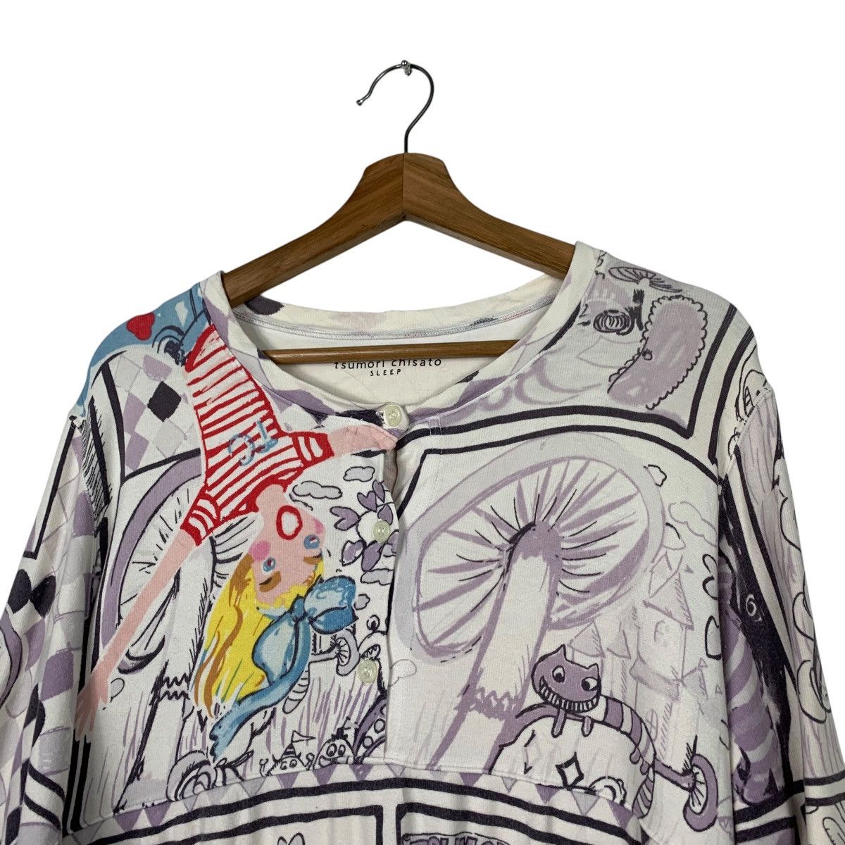 Tsumori Chisato TSUMORI CHISATO Sleep Fullprint Big Logo T Shirt #2083-C91 Size M / US 6-8 / IT 42-44 - 10 Thumbnail