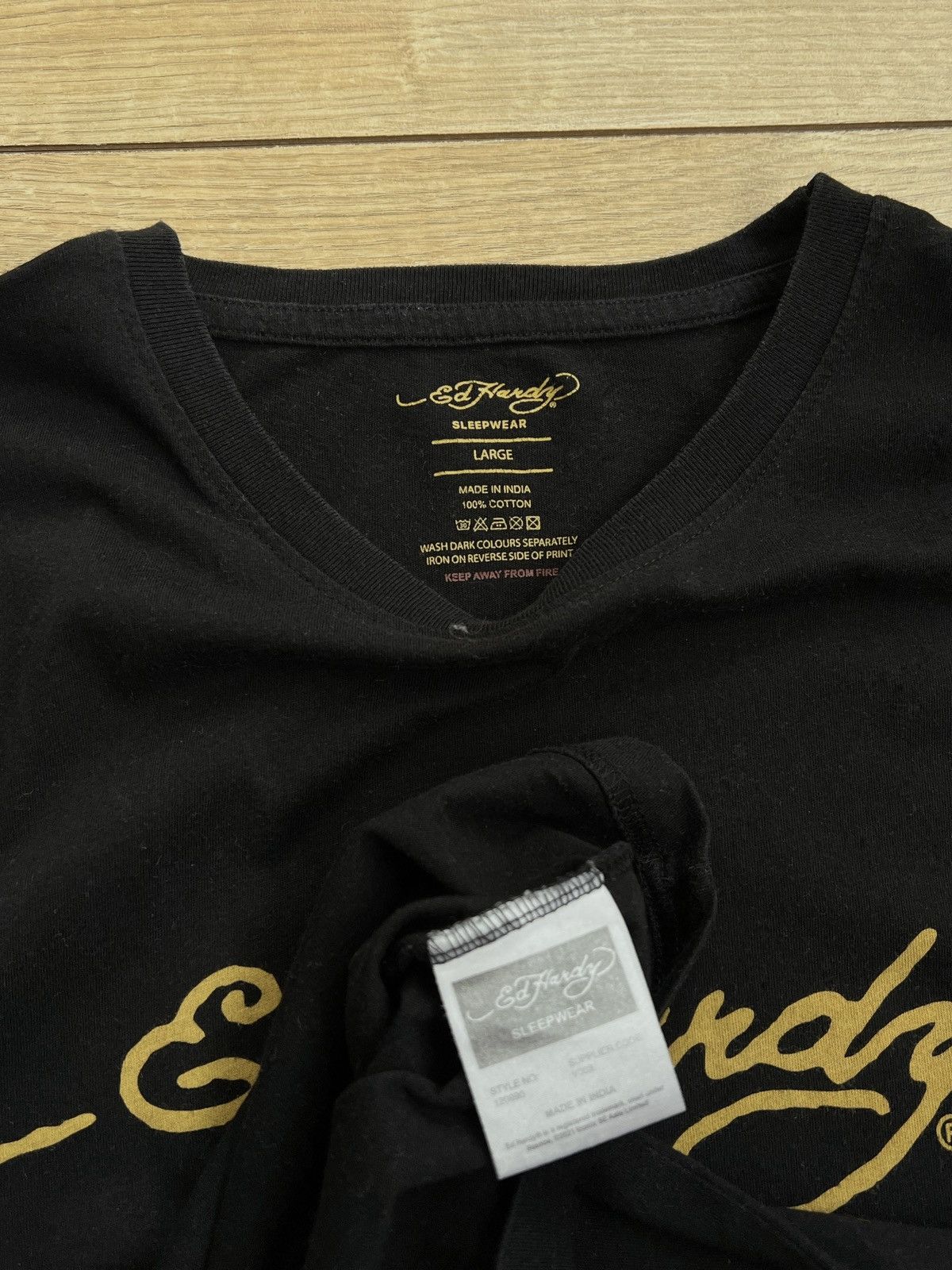 Ed Hardy Ed Hardy T-Shirt Y2K Short Sleeve by Christian Audigier Size US L / EU 52-54 / 3 - 3 Thumbnail