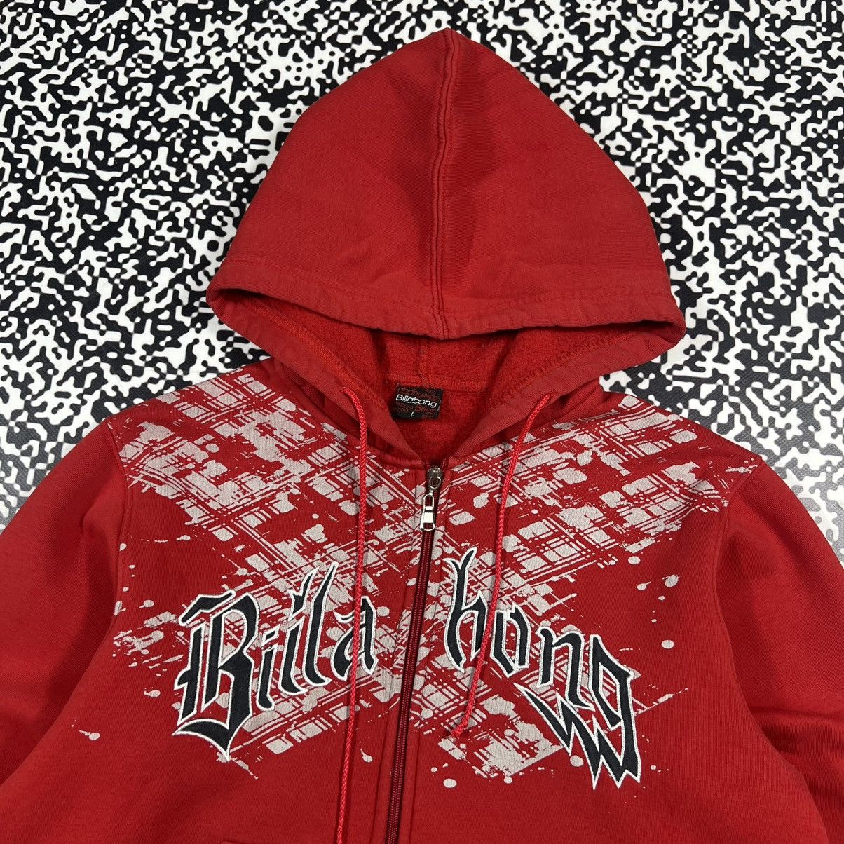 Billabong Vintage Y2K Billabong Surf Affliction Style Retro Zip Hoodie Size US L / EU 52-54 / 3 - 6 Thumbnail