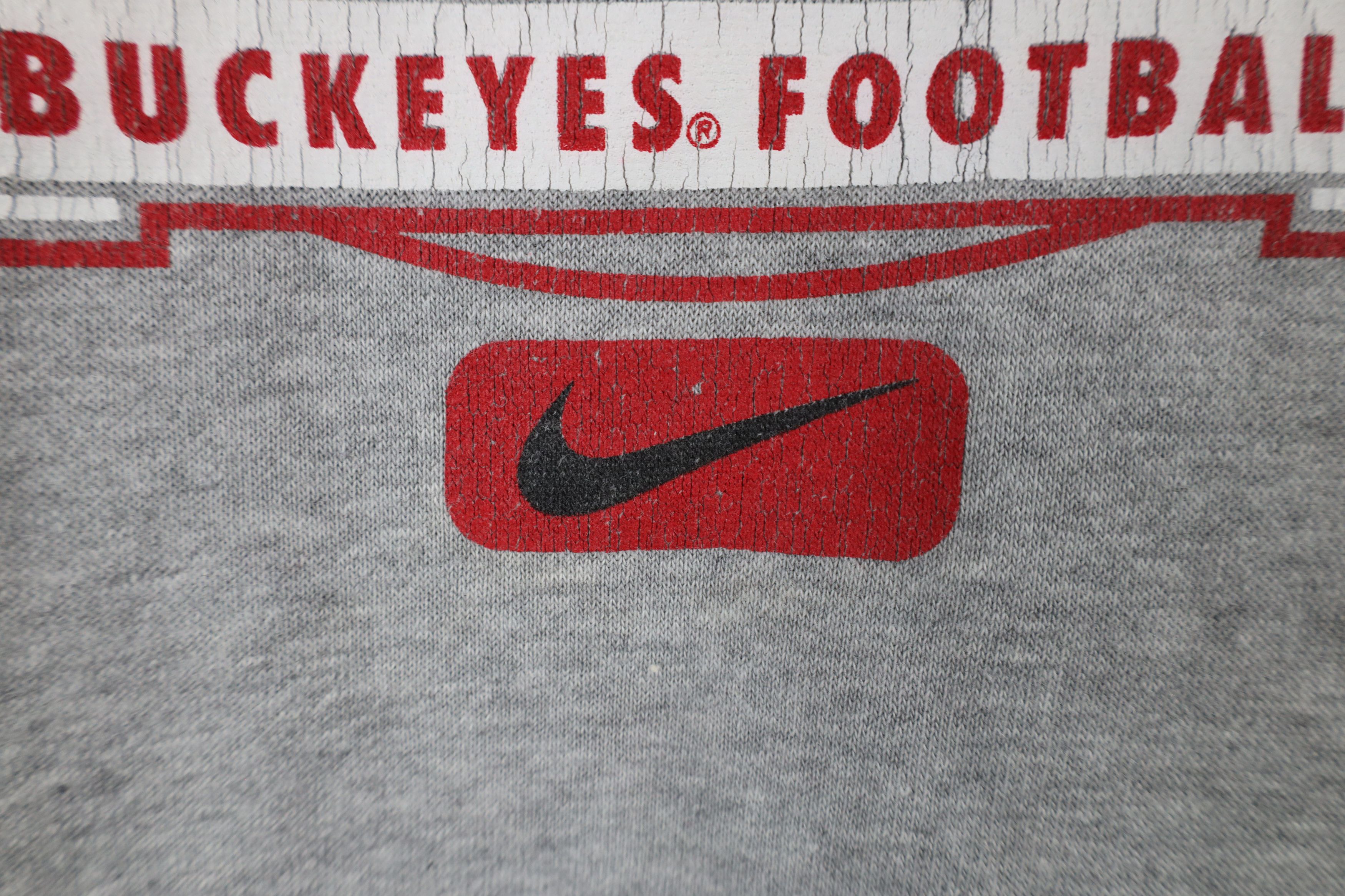 Nike × Vintage Vintage Nike Championship State University Football Hoodie Size US L / EU 52-54 / 3 - 7 Thumbnail