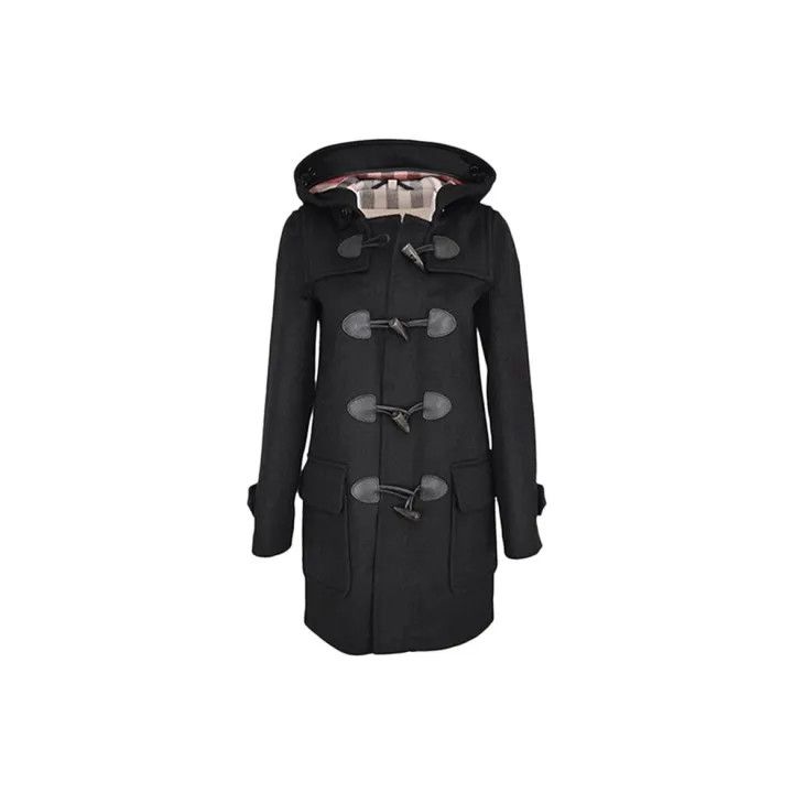 Burberry Burberry Wool Toggle Coat for Women 0079 Size S / US 4 / IT 40 - 1 Thumbnail
