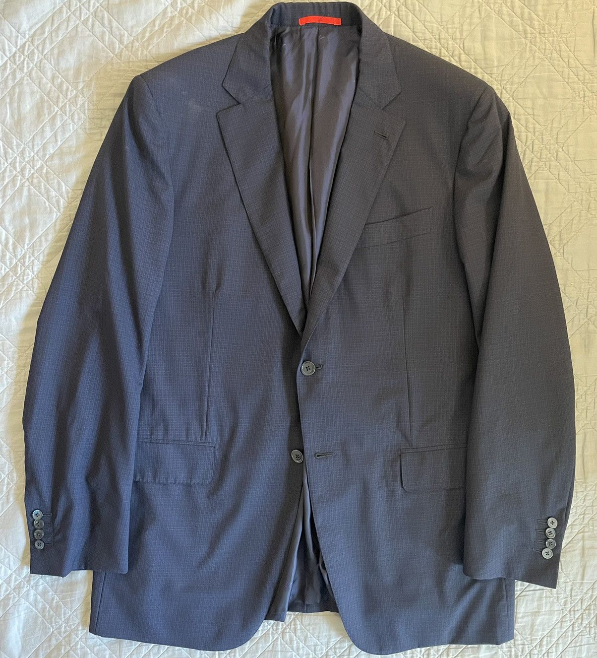 Isaia Tropical Weight Wool Suit Size 46L - 2 Thumbnail
