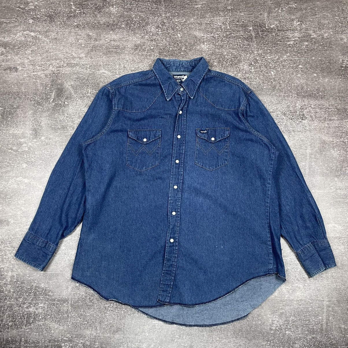 Wrangler Vintage Wrangler Preshrunk Crafted With Pride in USA Shirt Size US XL / EU 56 / 4 - 1 Thumbnail