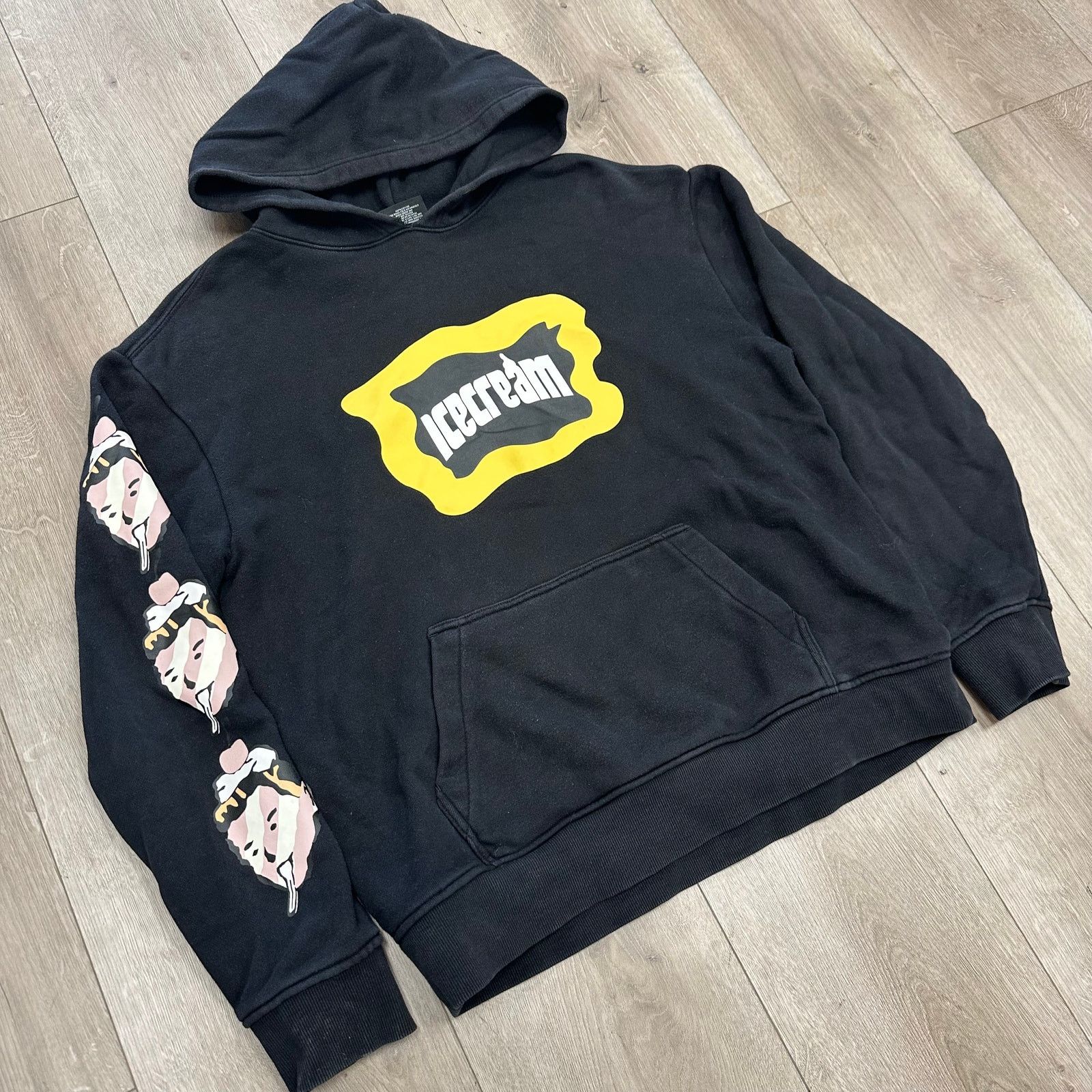 Icecream Ice Cream Head Logo Arm Sleeve Hoodie Sweater Size Medium M Size US M / EU 48-50 / 2 - 2 Thumbnail