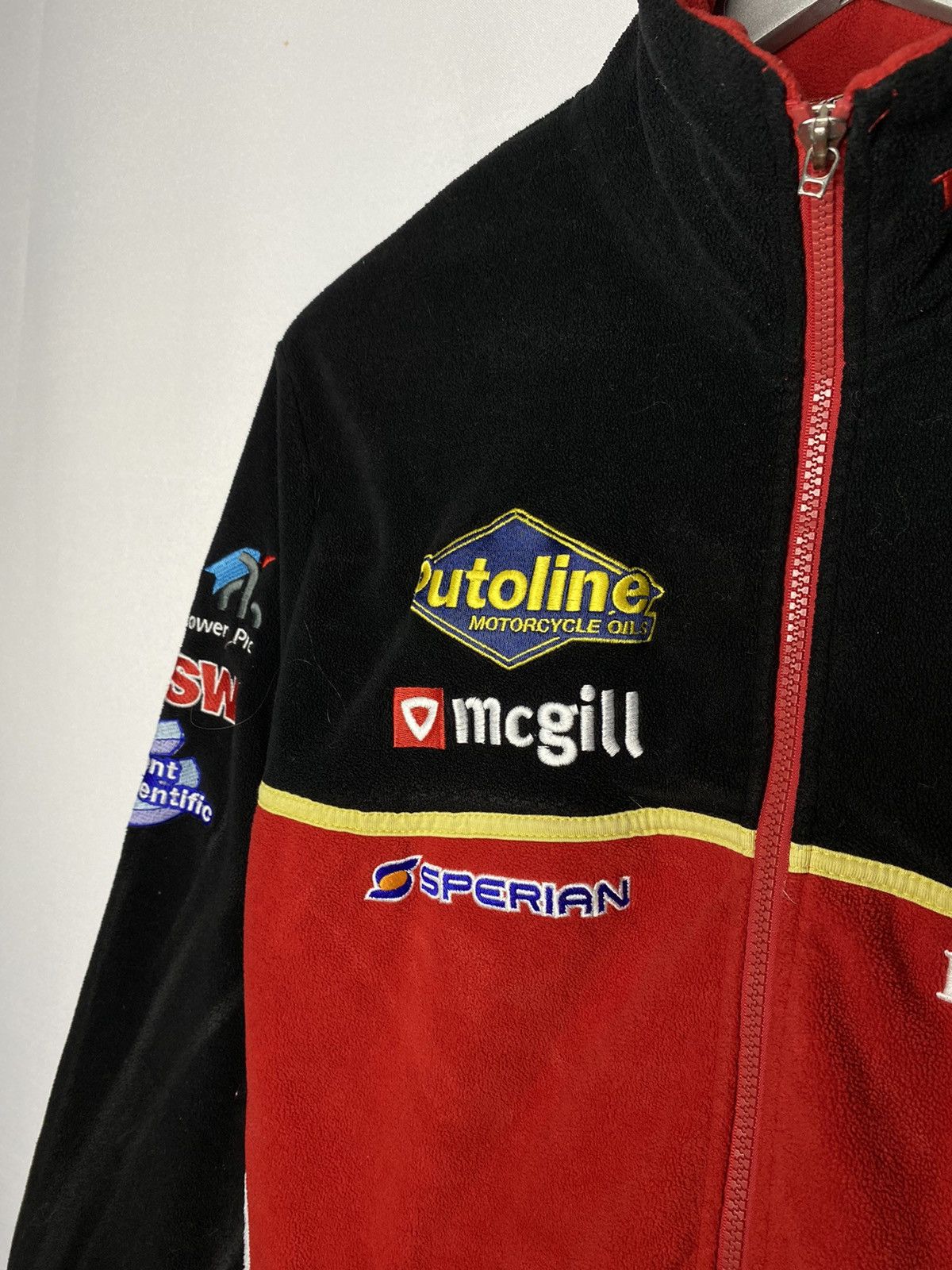 🔥 Honda HYDREX Biker Full Zip Fleece Jacket F1 Team 🔥