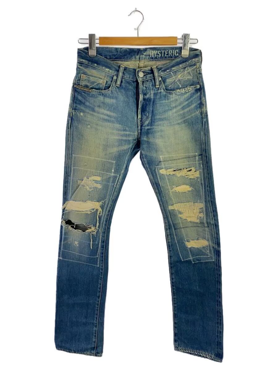 Hysteric Glamour SS15 Stitch Distressed Repair Denim Jeans Size US 30 / EU 46 - 1 Thumbnail