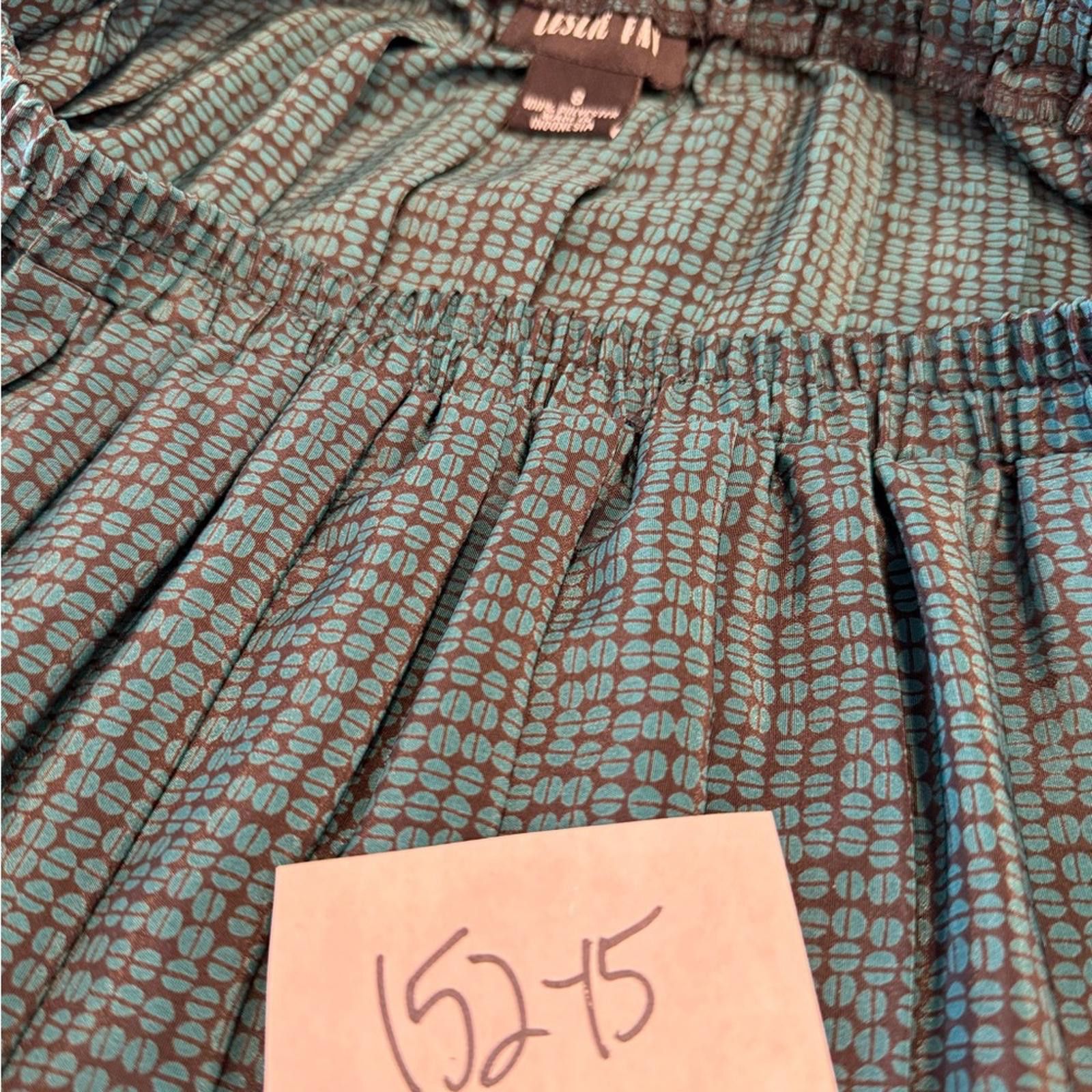 Other Leslie Fay vintage green black pleated midi skirt SZ 8 Size 30" / US 8 / IT 44 - 7 Thumbnail