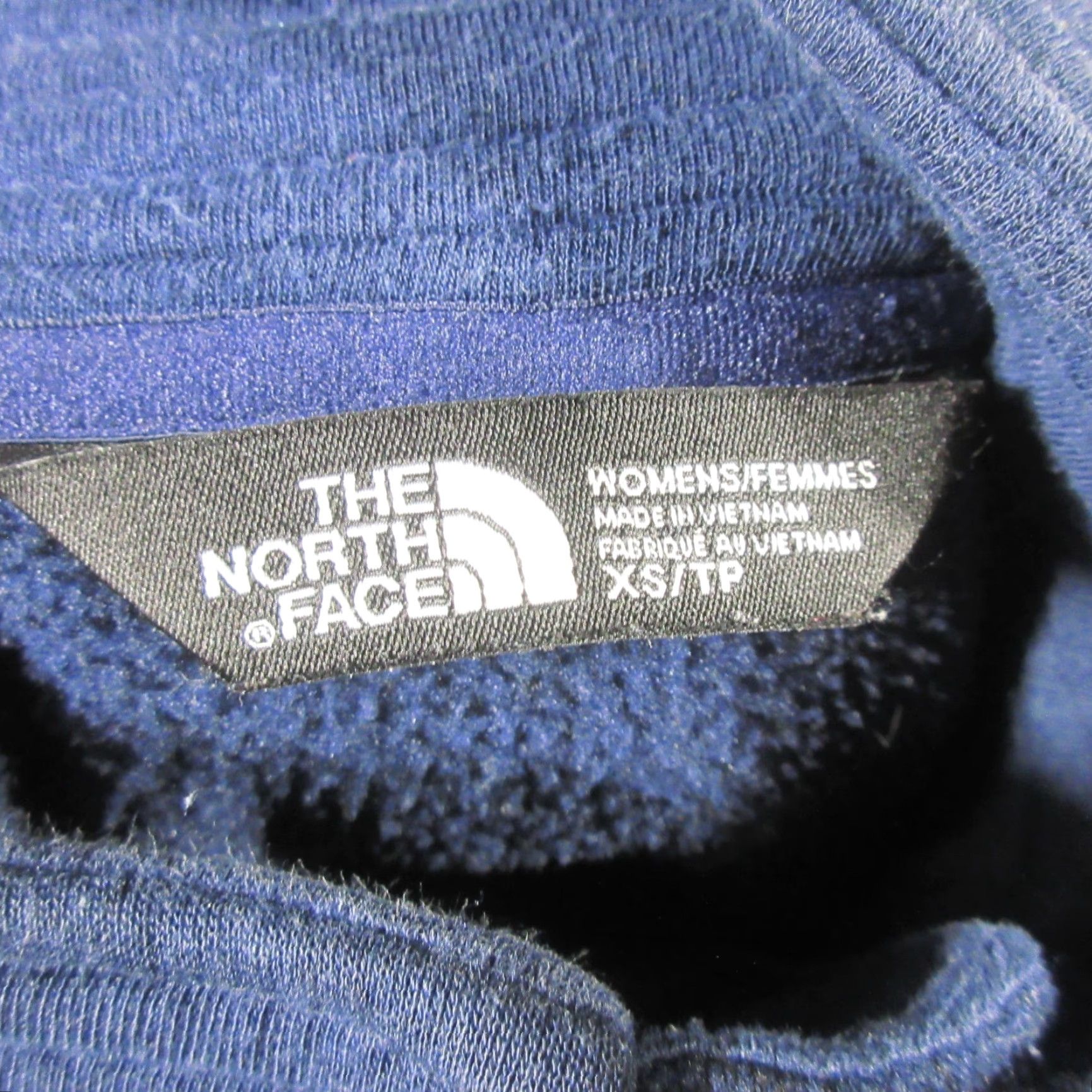 The North Face The North Face Fleece Sweater Jacket Womens XS Navy Blue Hooded Full Zip High Neck Rib Sleeves Mid-Length Casual Winter Spring Fall Womens Size XS / US 0-2 / IT 36-38 - 4 Thumbnail