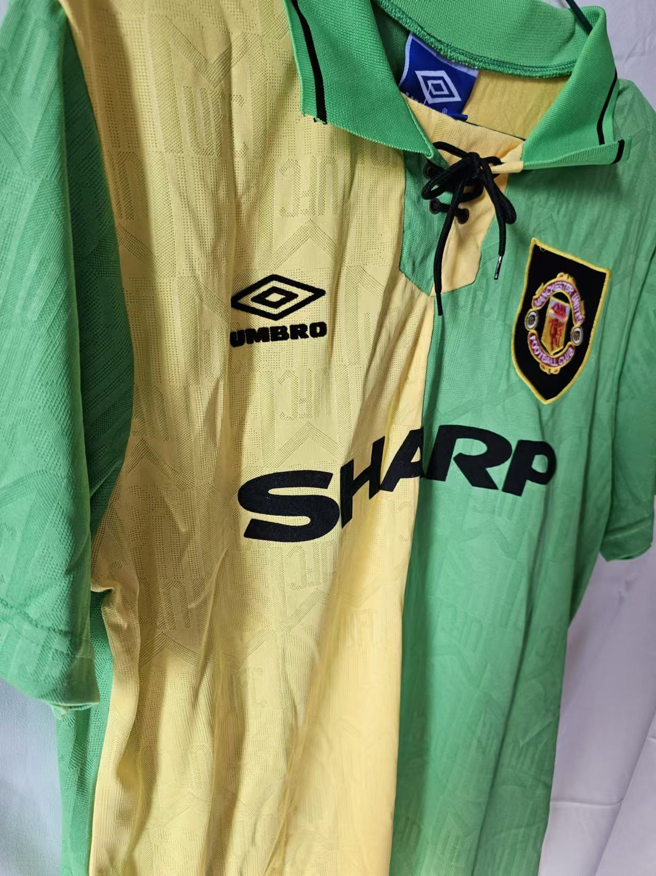 Other MUFC #7 Cantona Jersey Green Size US XXL / EU 58 / 5 - 4 Thumbnail