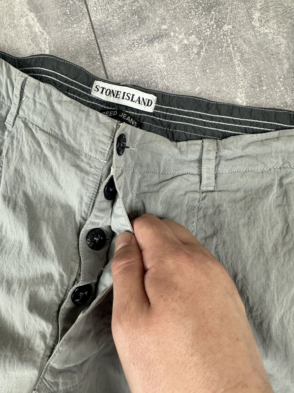 Stone Island Stone Island Moto Speed Jeans Vintage Retro Nylon Metal Size US 38 / EU 54 - 16 Thumbnail